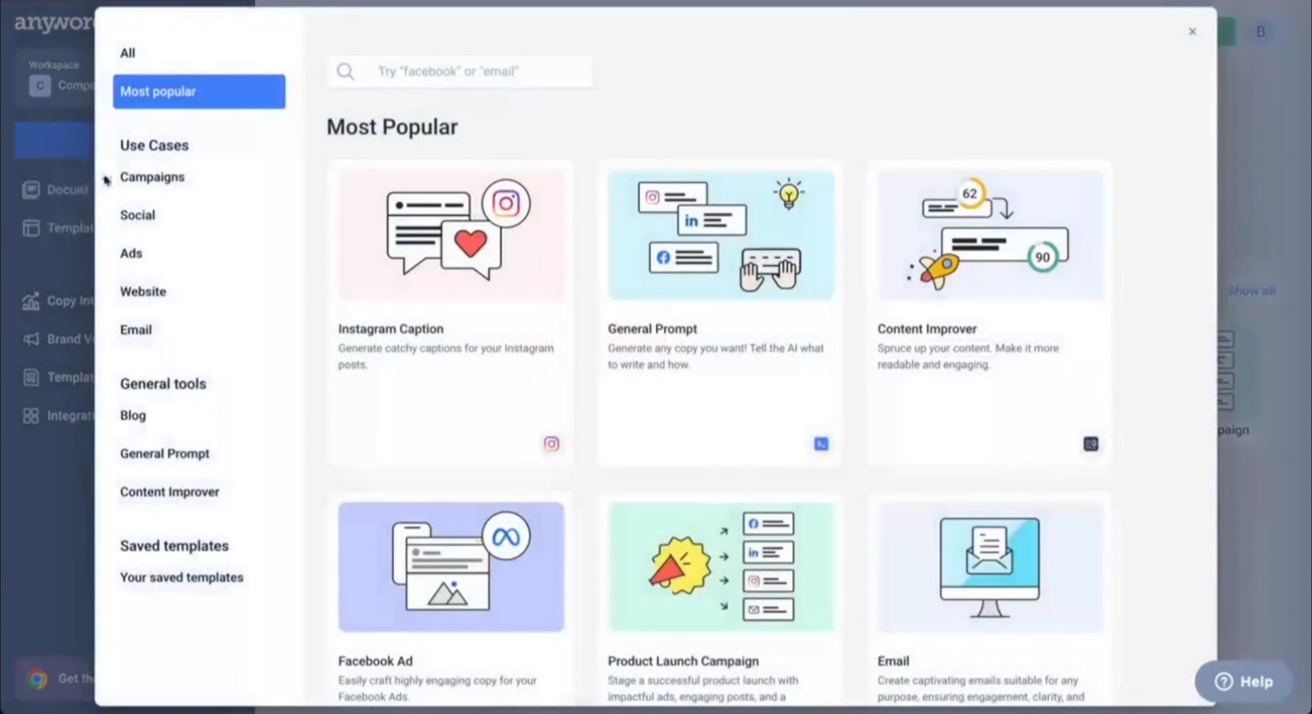 Data-Driven Editor On Anyword