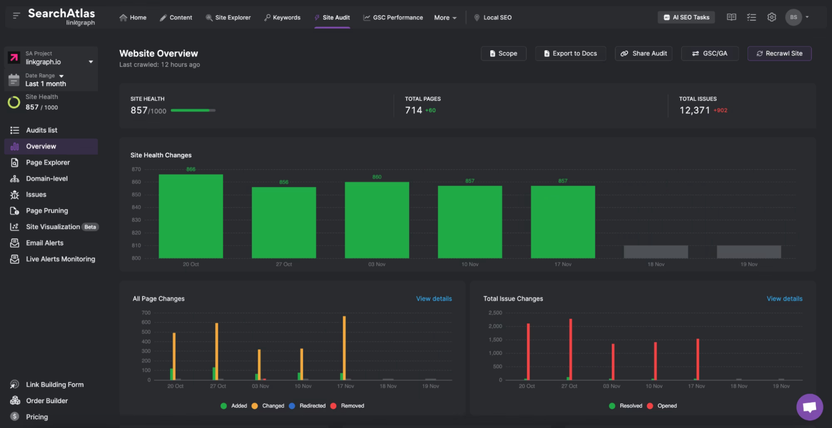 Site Audit With Search Atlas