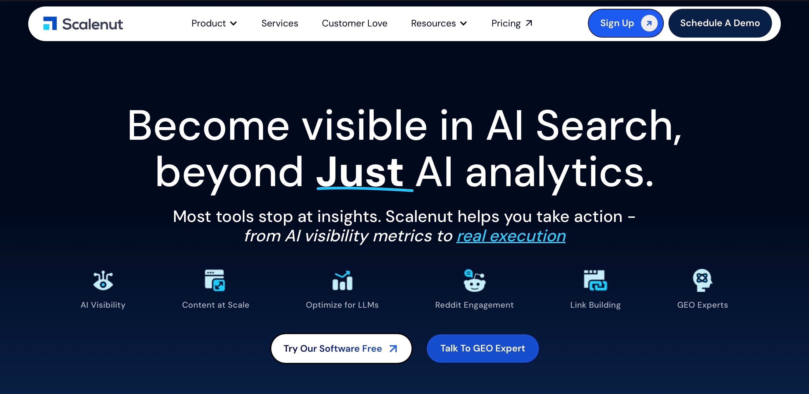 Scalenut Homepage Screenshot