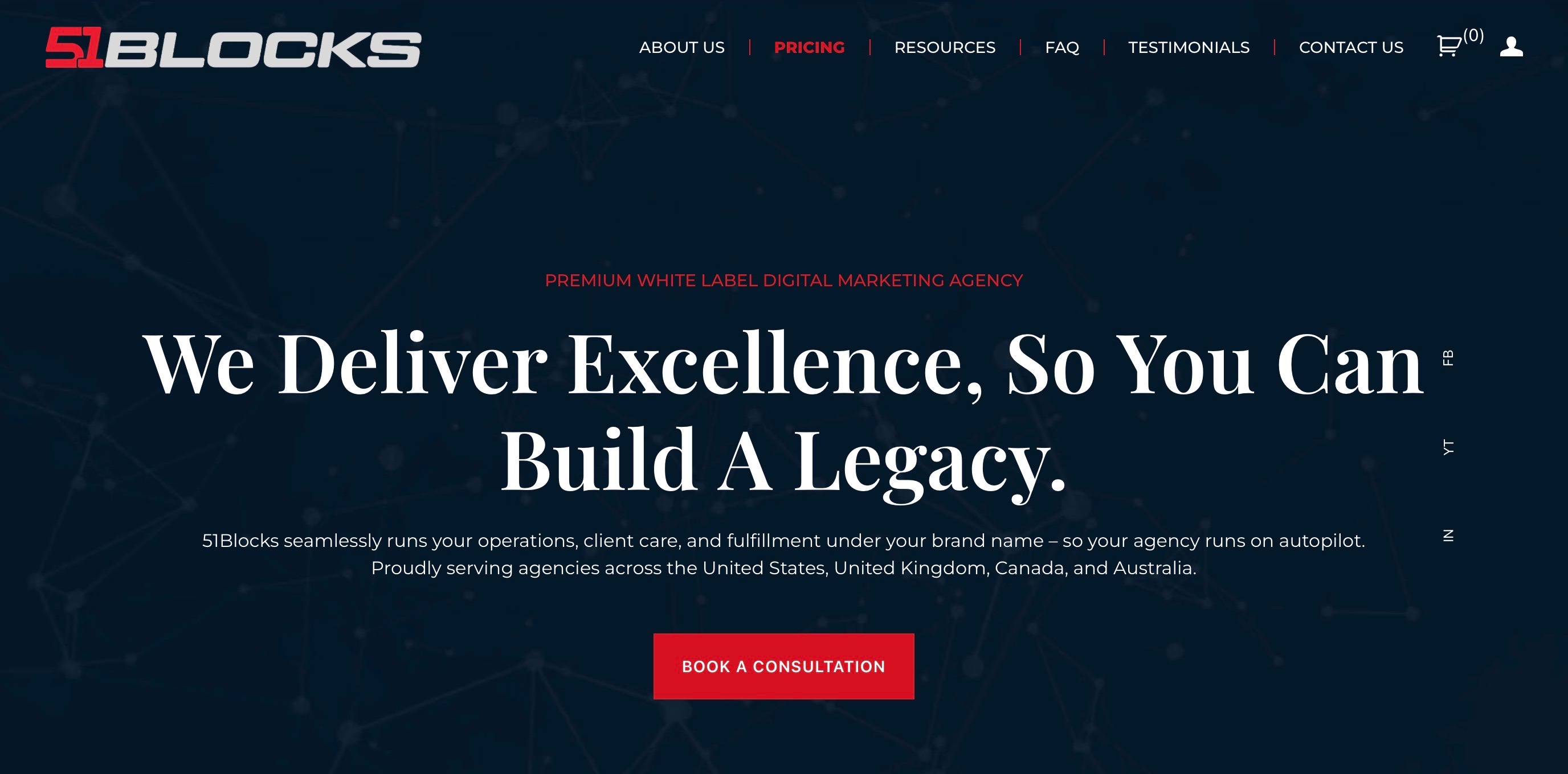 51Blocks Homepage Screenshot