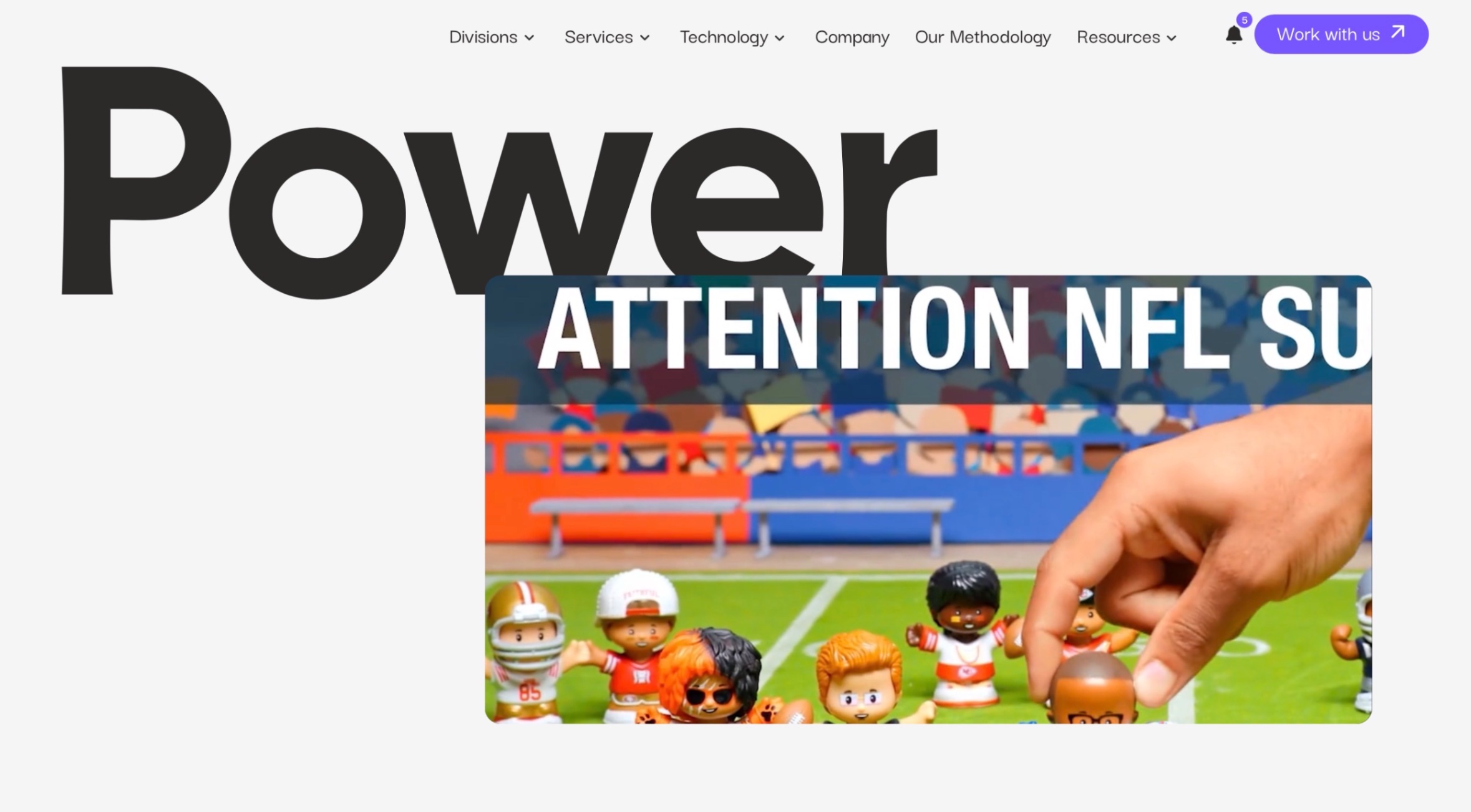 Power Digital Homepage Screenshot