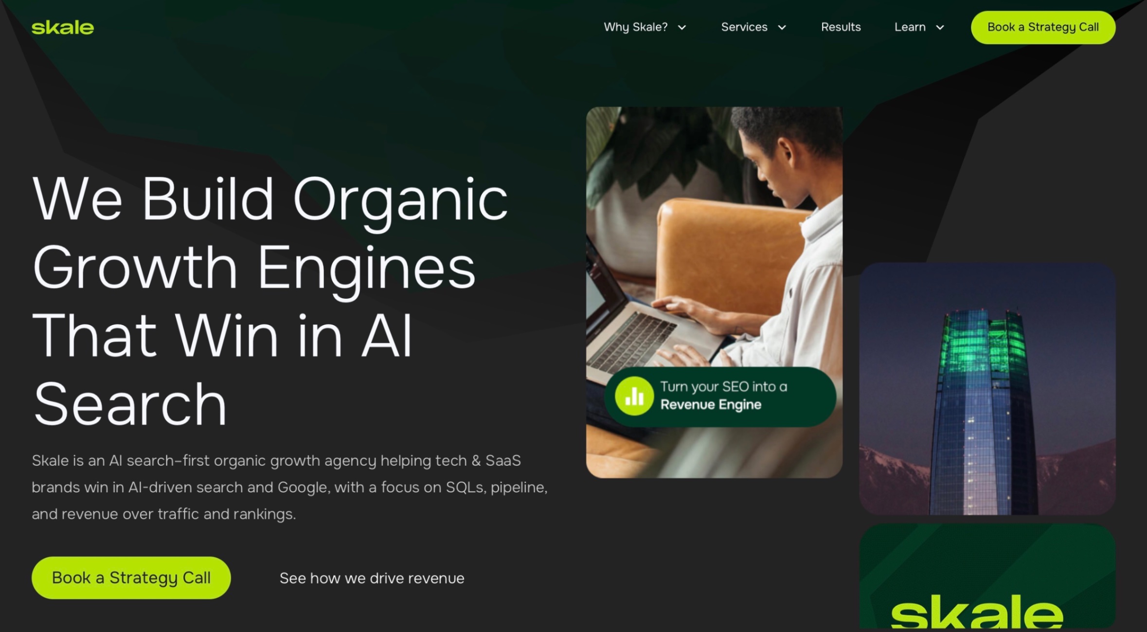 Skale Homepage Screenshot