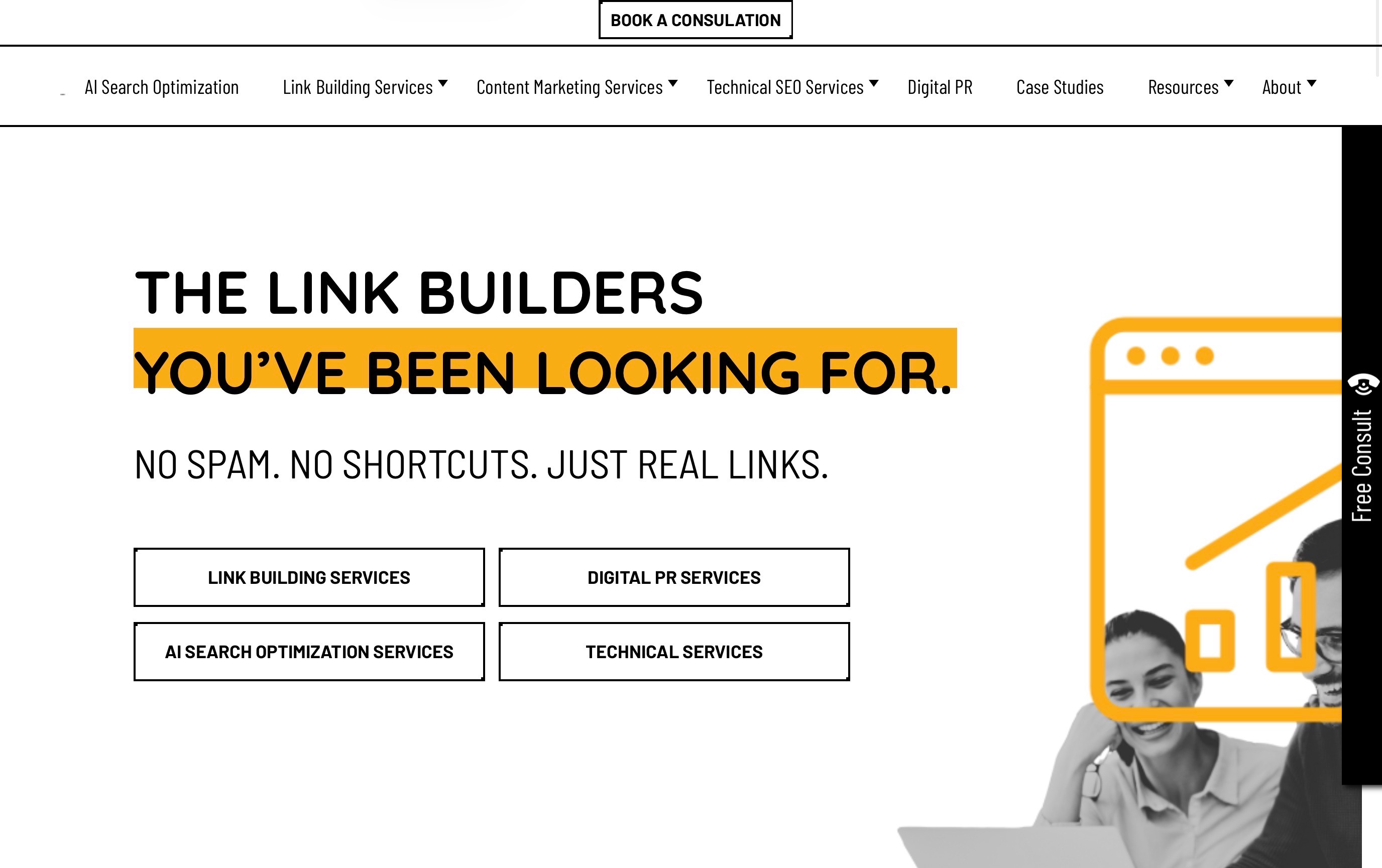 Page One Power Homepage Screenshot