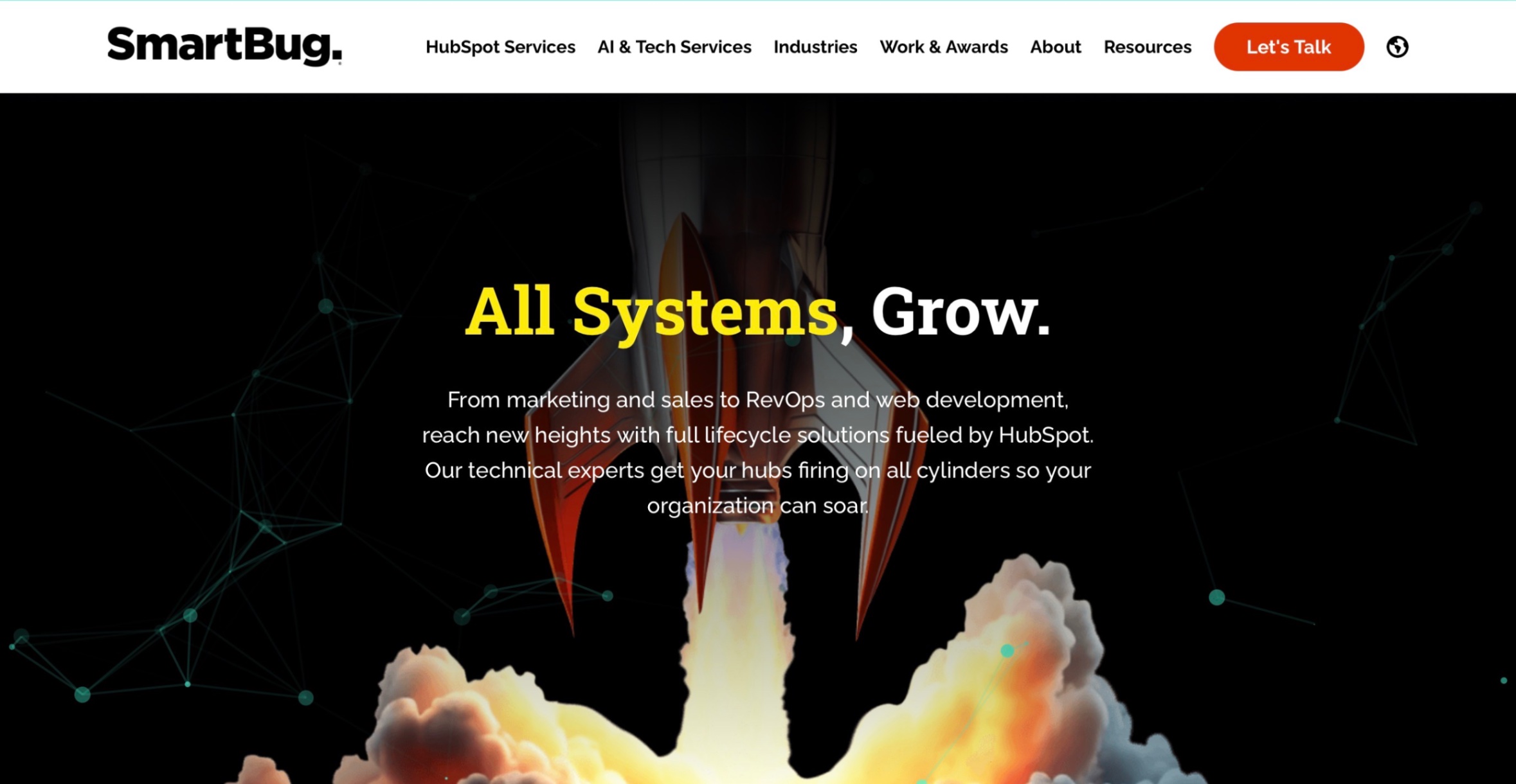 SmartBug Media Homepage Screenshot