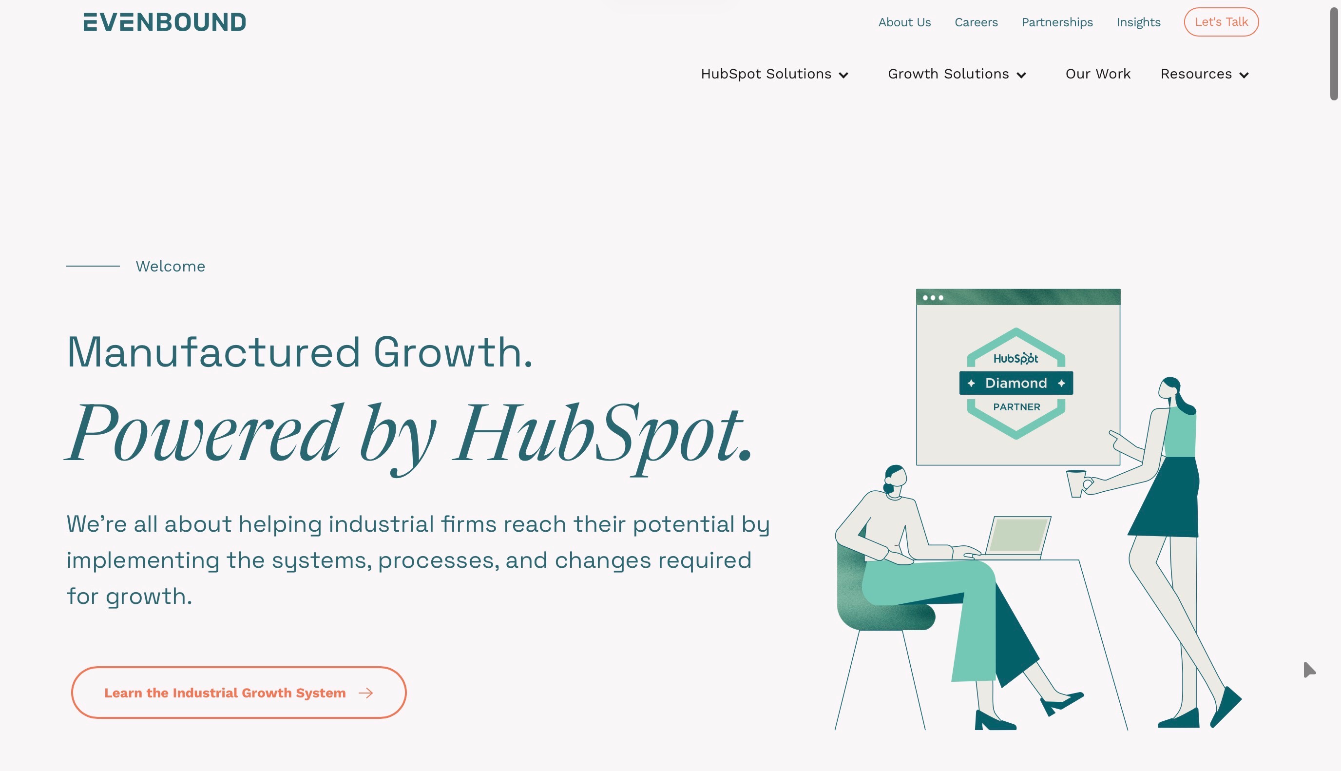 Evenbound Homepage Screenshot