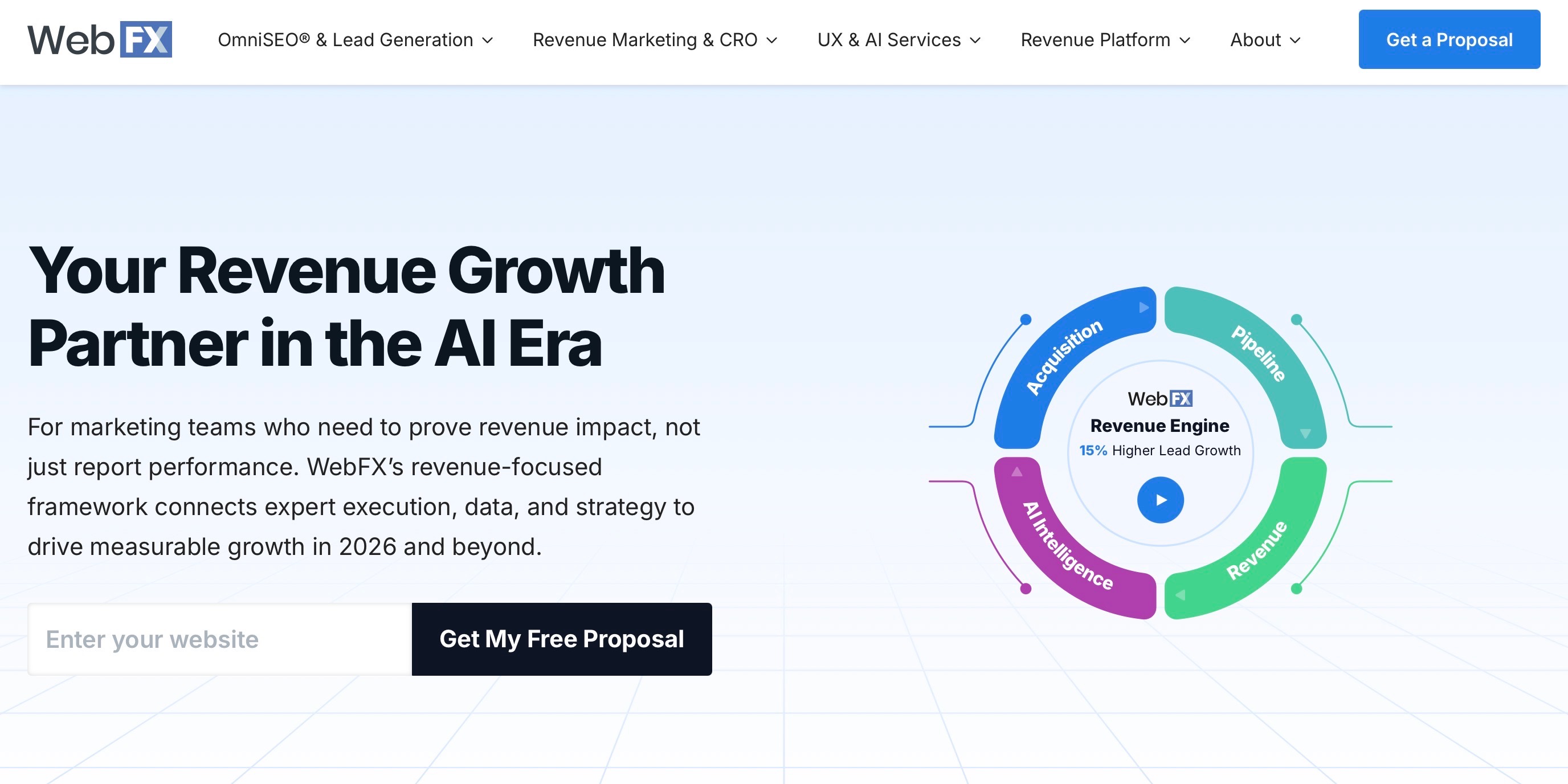 WebFX Landing Page Screenshot