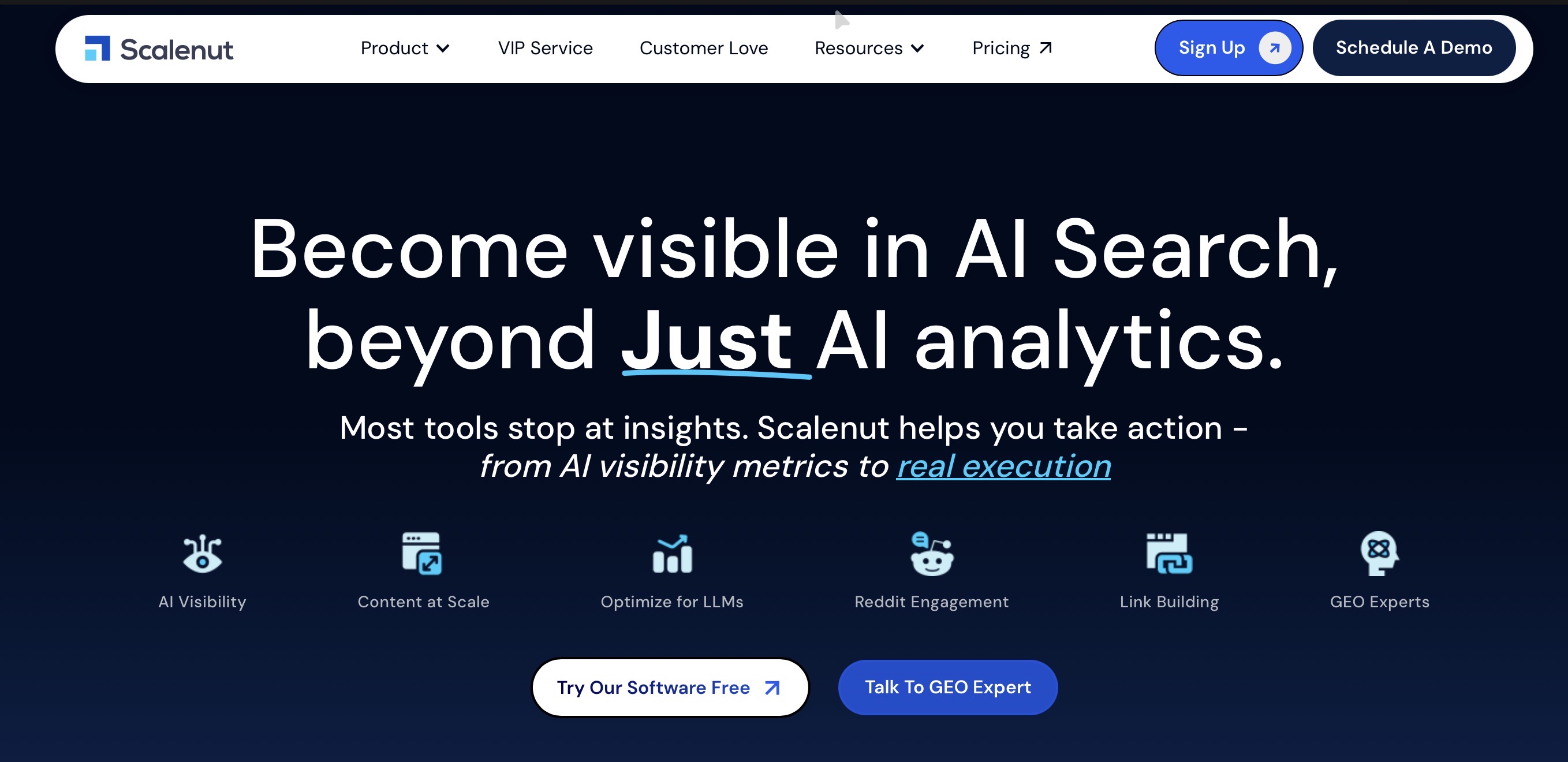 Scalenut homepage screenshot