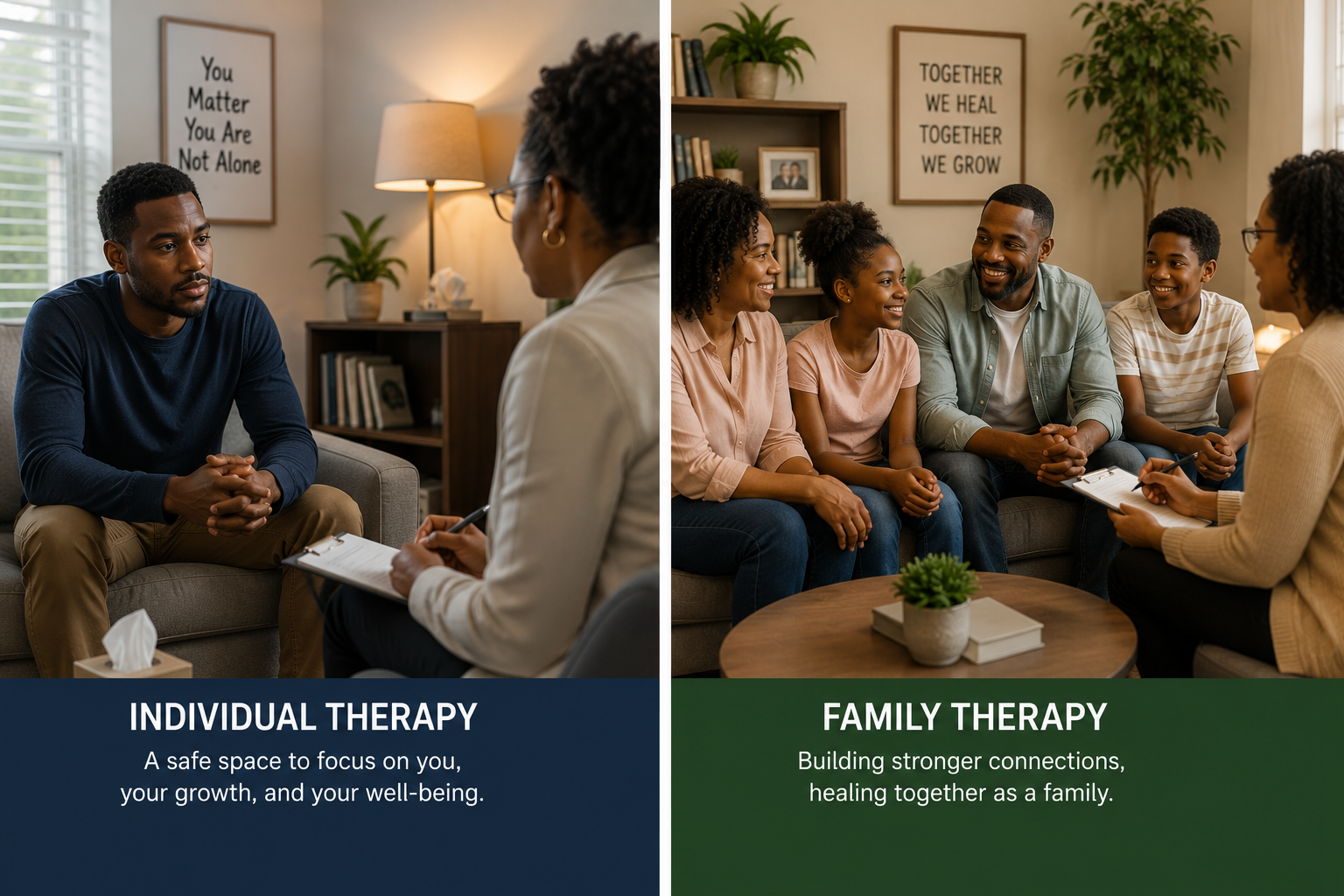 Individual and Family Therapy services
