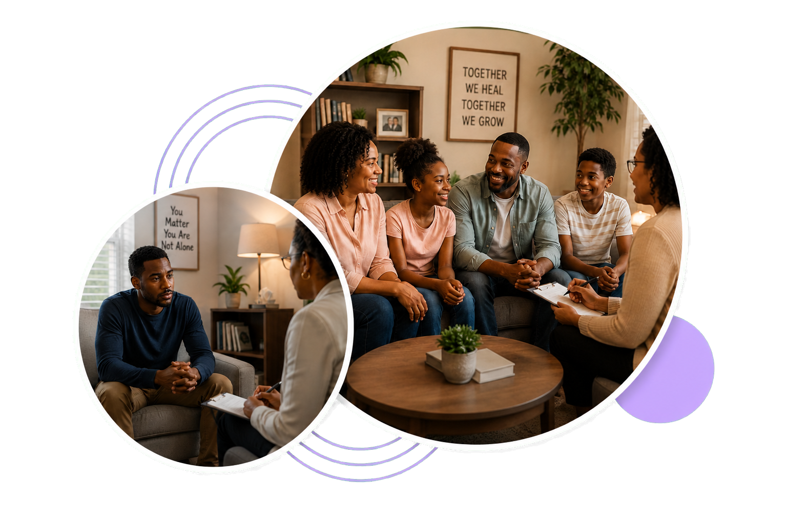 Individual and Family Therapy hero graphic