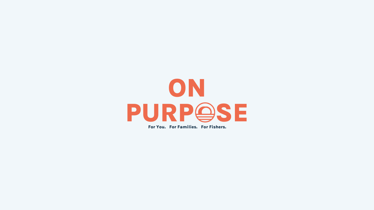On Purpose sermon series on the mission of Grace Fishers Church