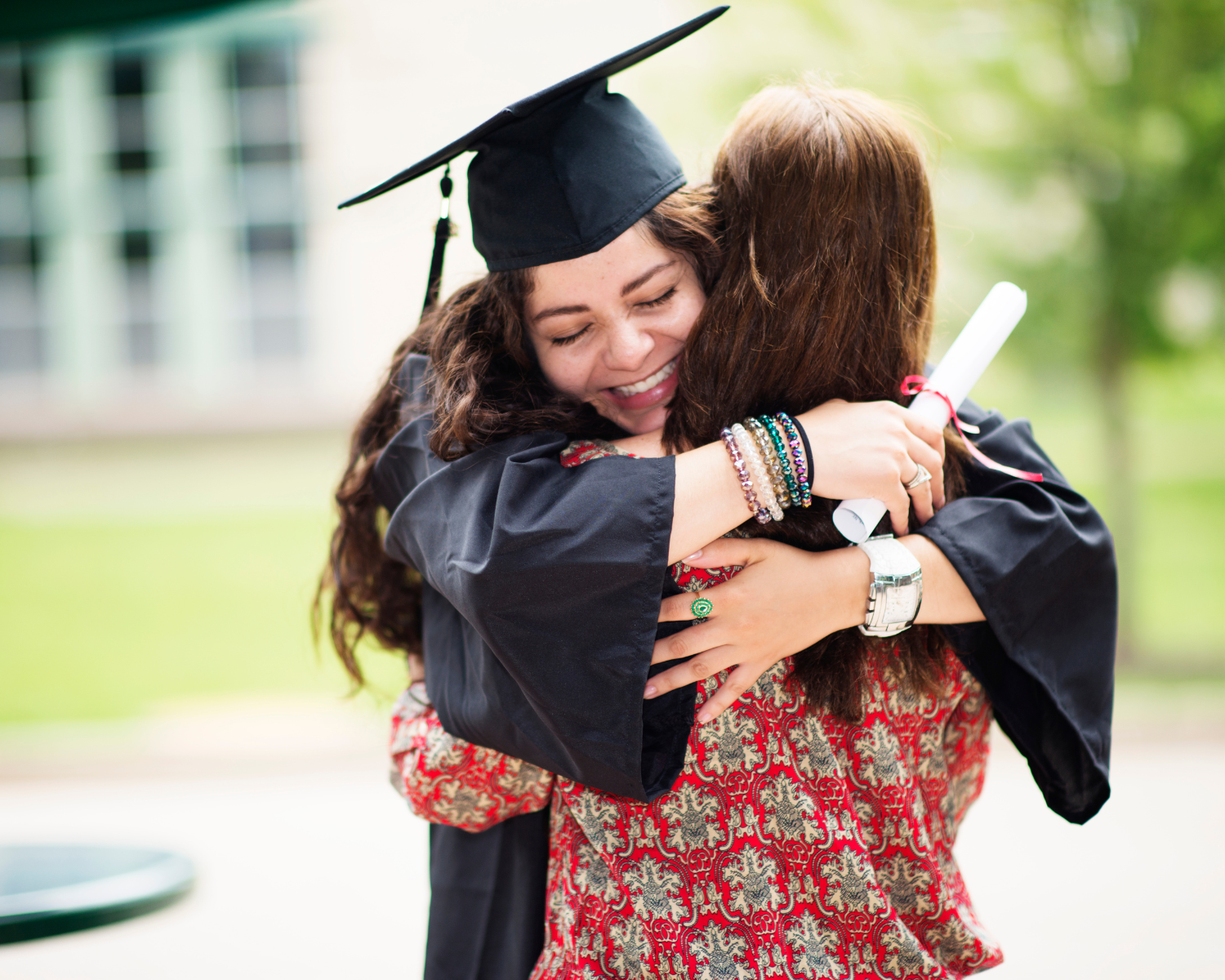 Cap and diploma at graduation — a prayer for parents letting go