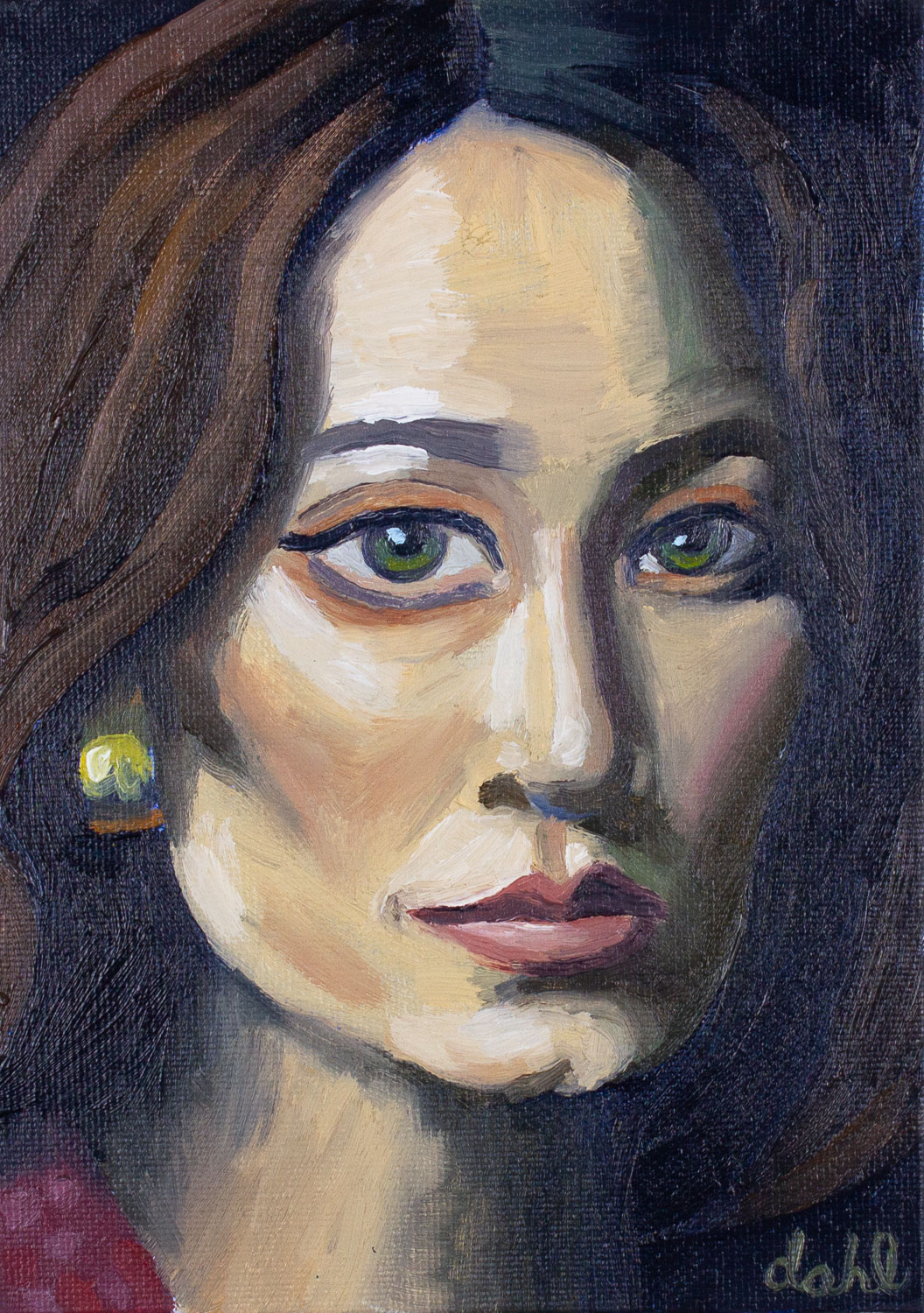Woman Head Study