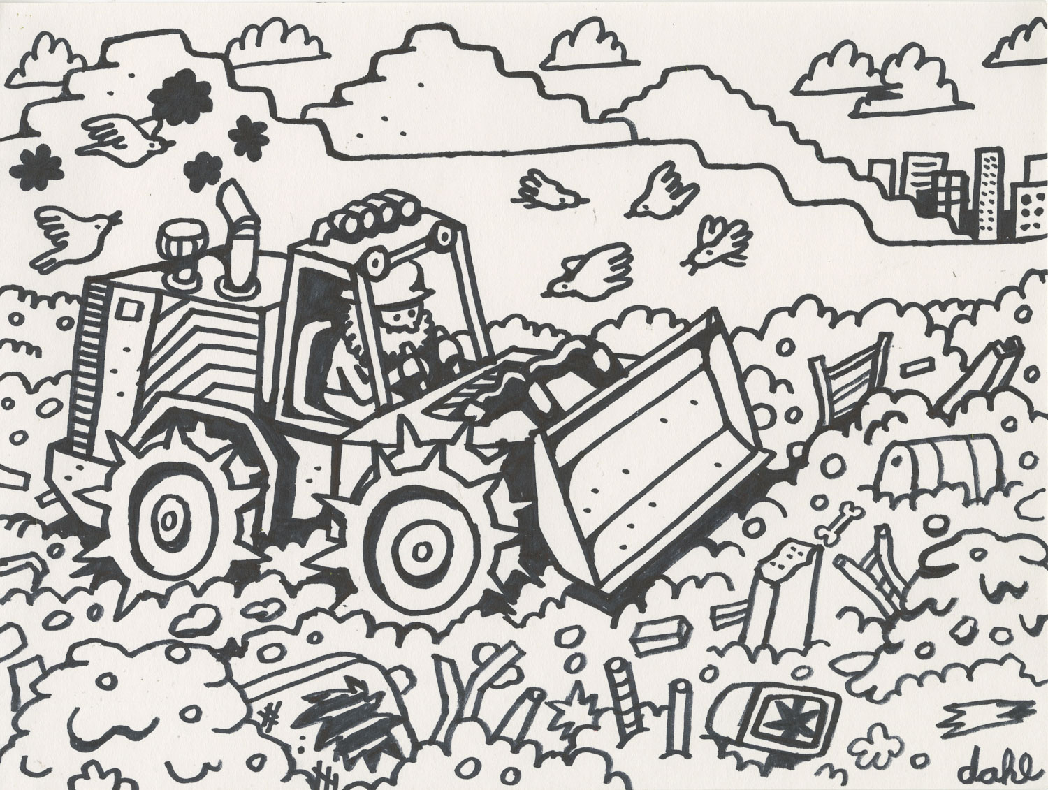 Landfill Doodle