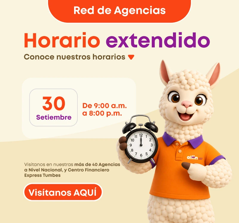 Horario Extendido Alfin Banco