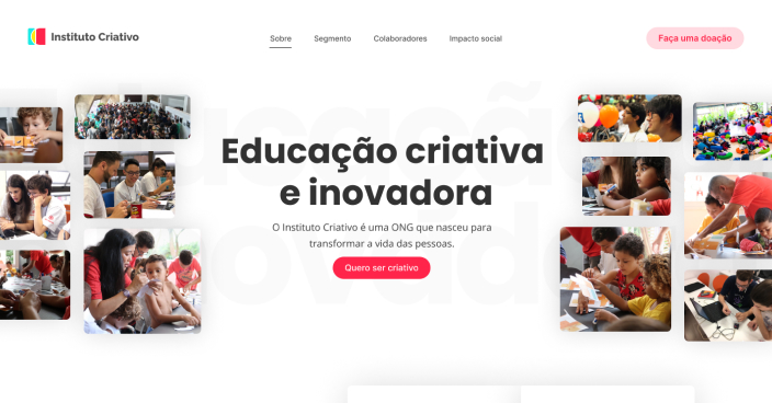Landing Page - Instituto Criativo