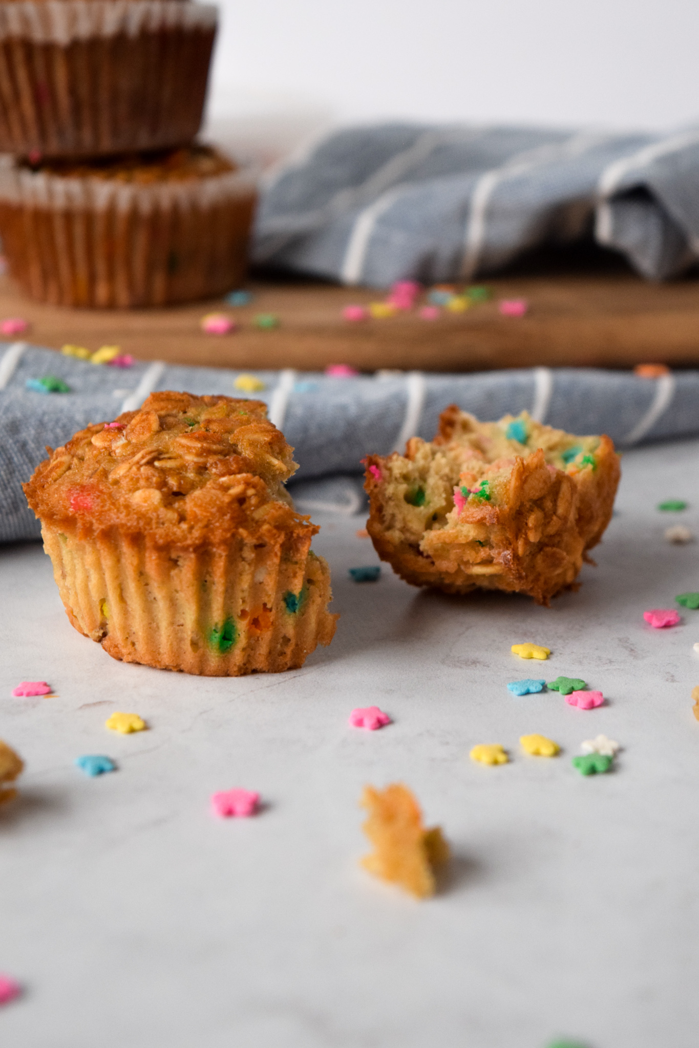 Vanilla Funfetti Baked Oatmeal