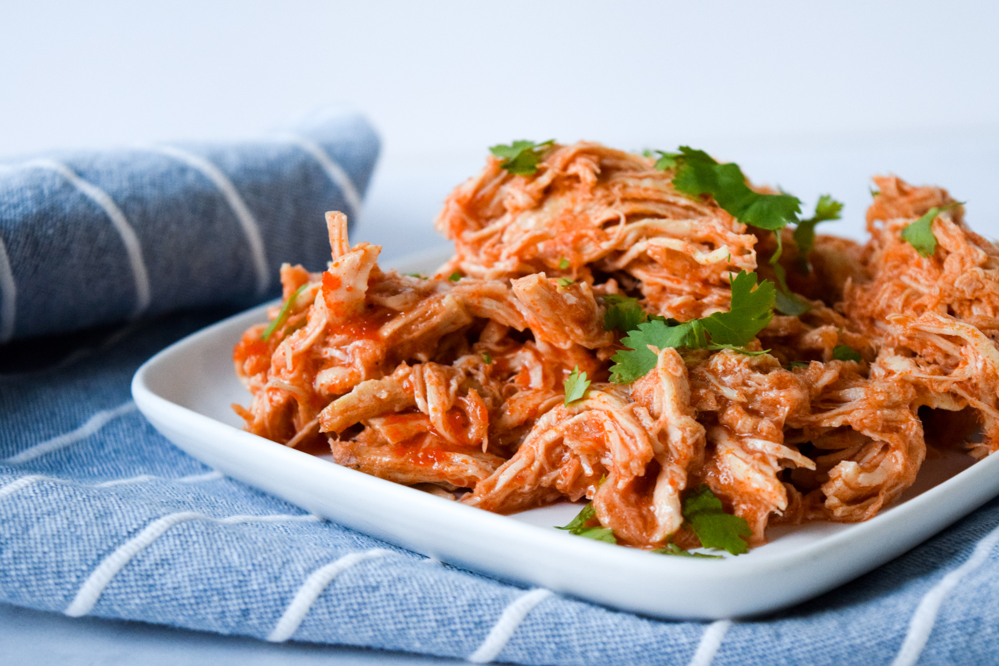 Instant Pot Shredded Buffalo Chicken