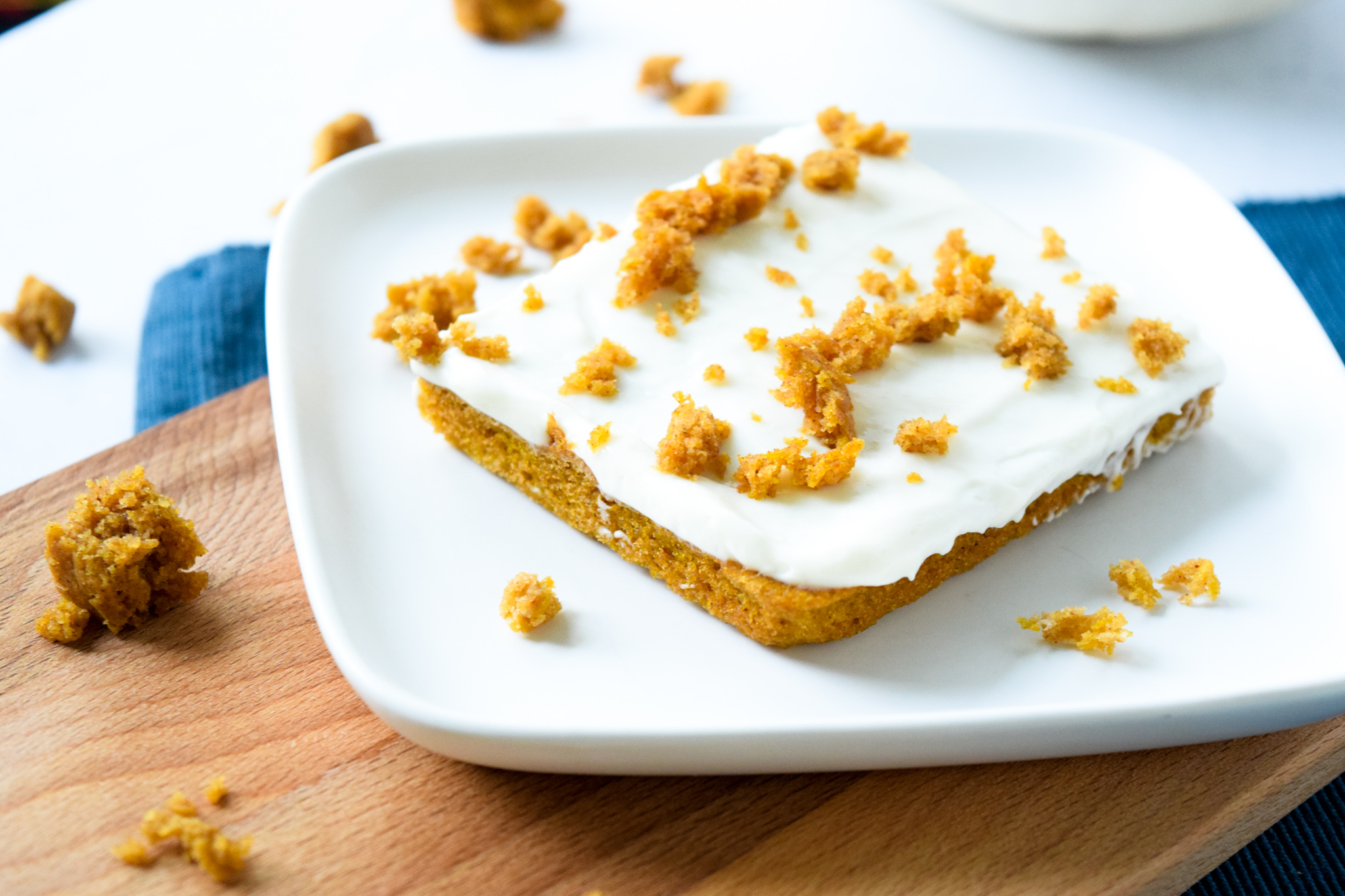 Gluten Free Unrolled Pumpkin Roll
