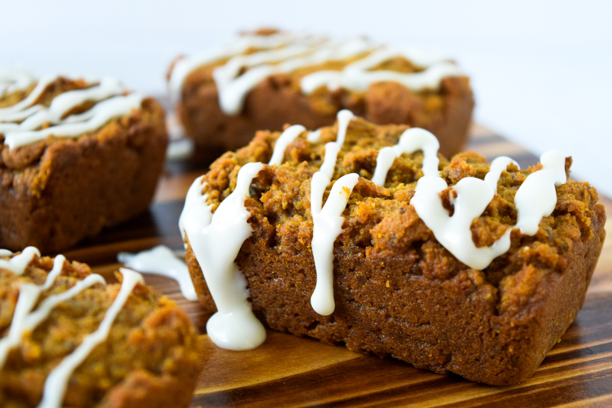 Mini Vegan Pumpkin Pound Cakes
