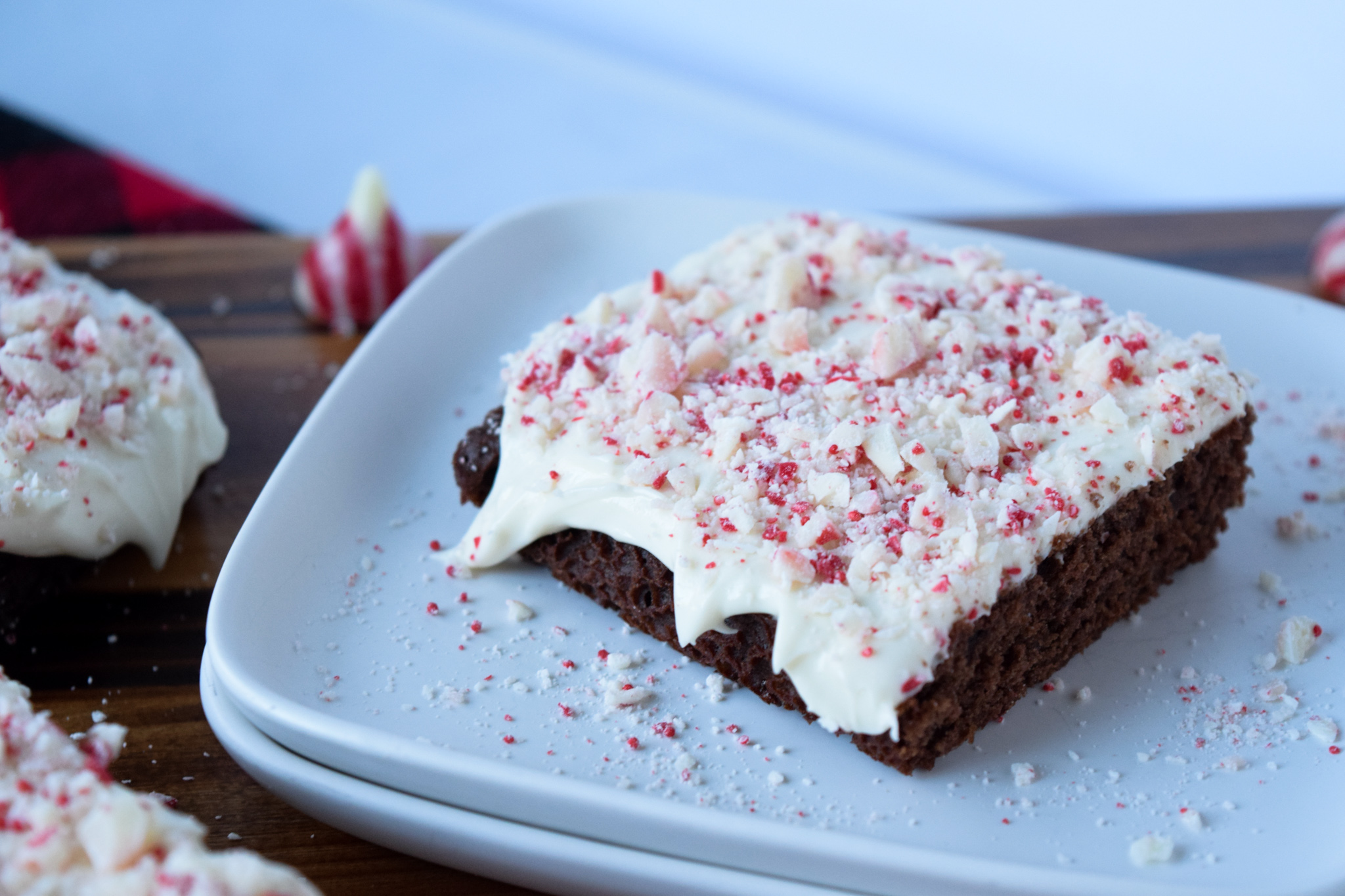 Gluten Free Peppermint Cheesecake Brownies