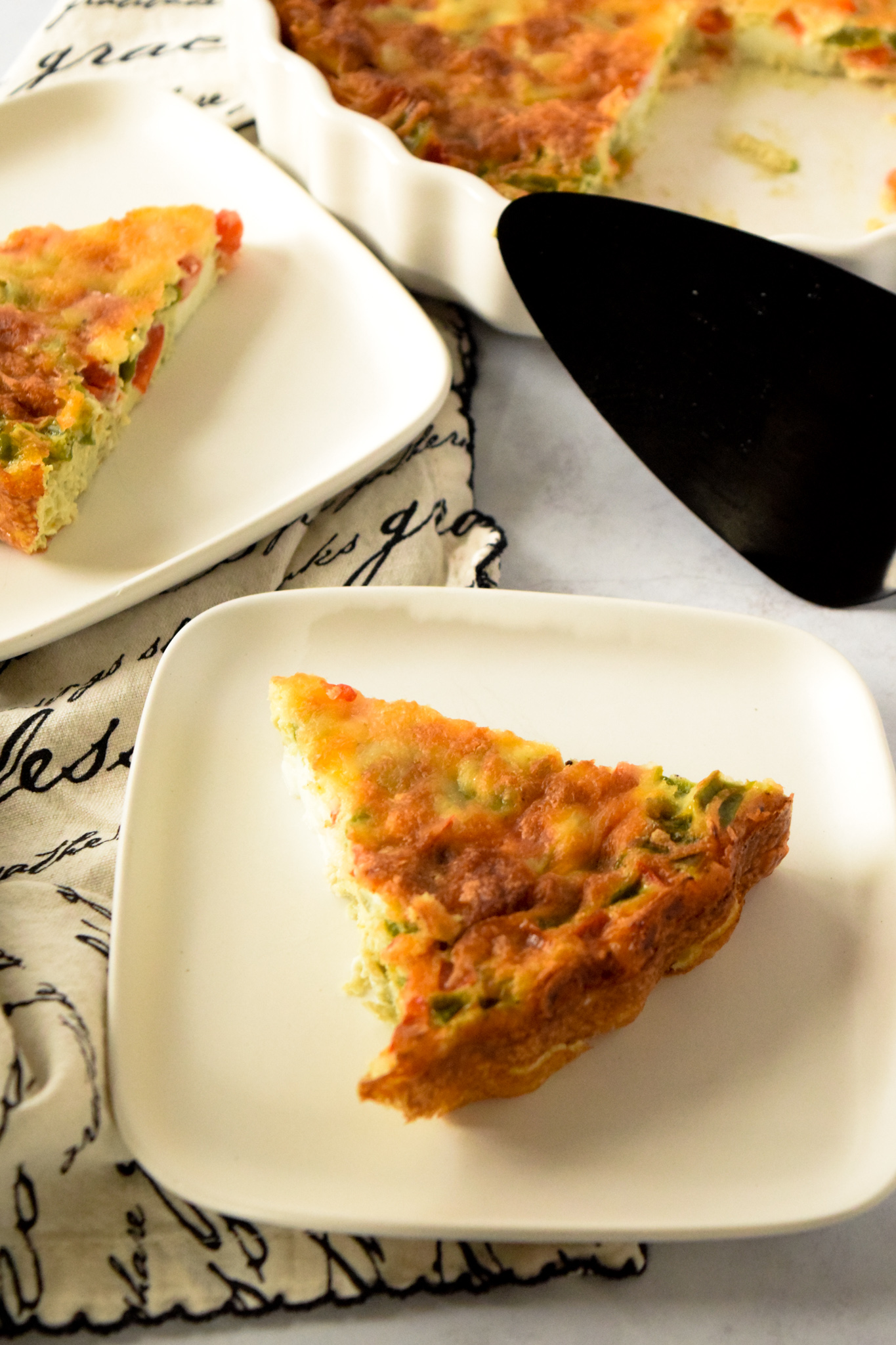 Crustless Holiday Quiche