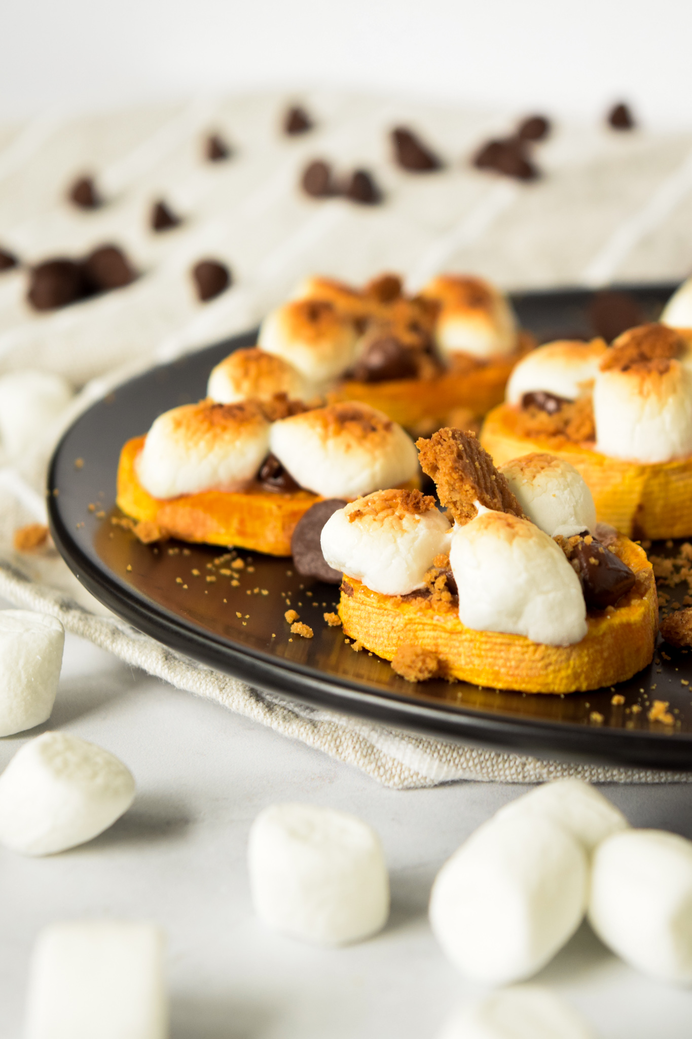 S'mores Sweet Potato Bites
