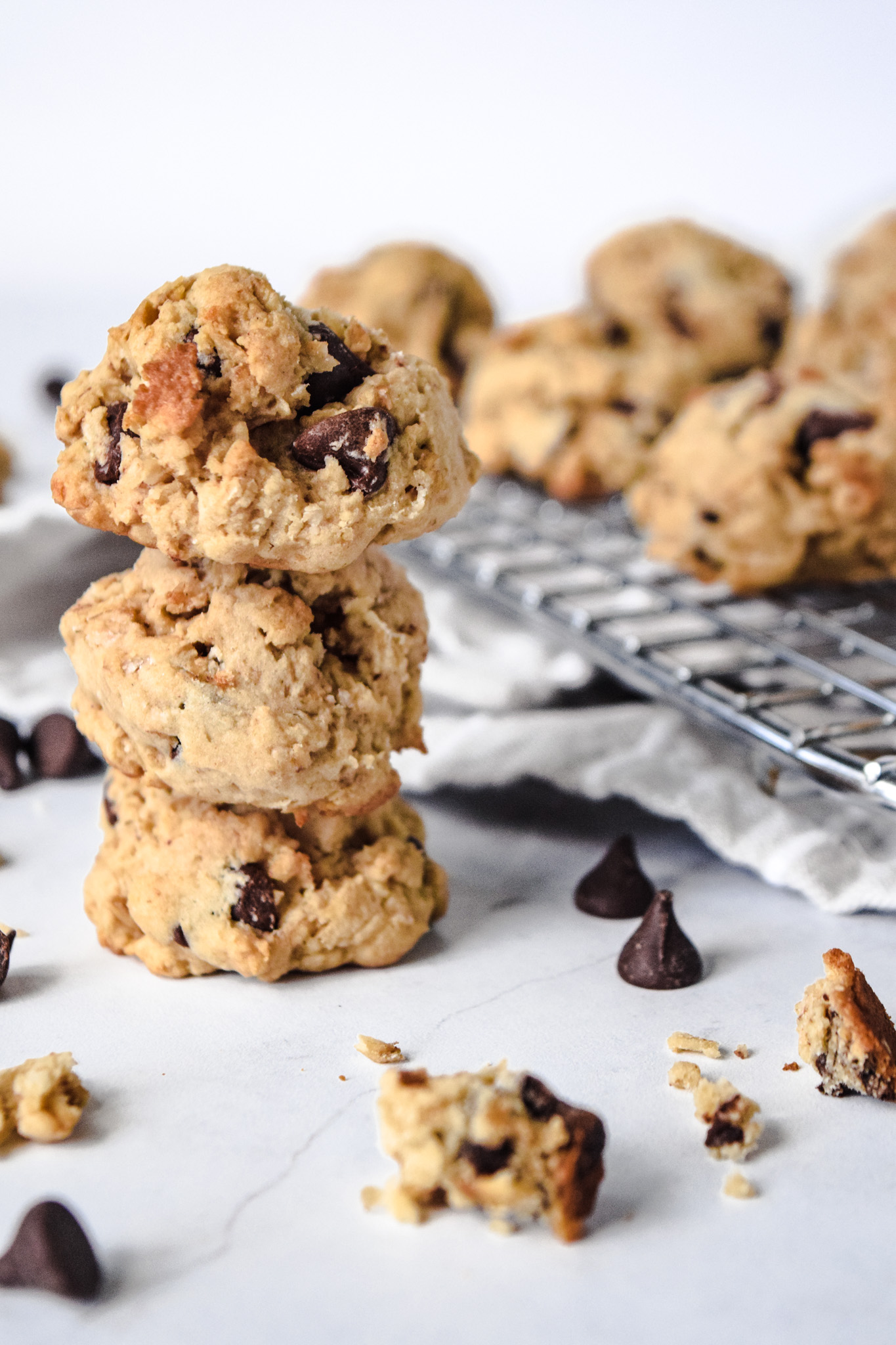 Gluten Free Chocolate Chip Cookie Biscuits
