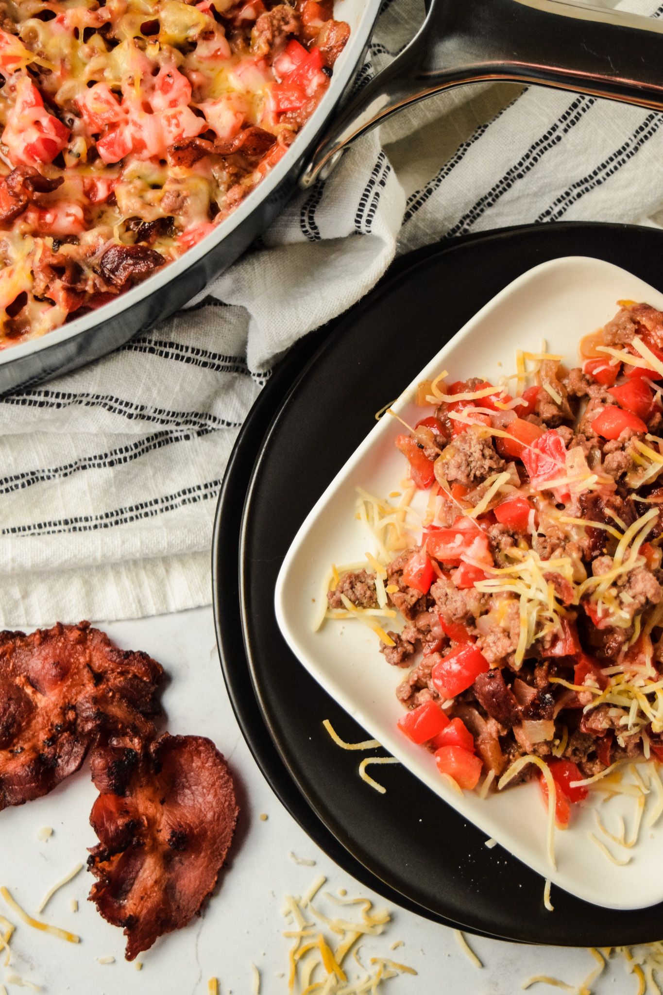 Bacon Cheeseburger Skillet