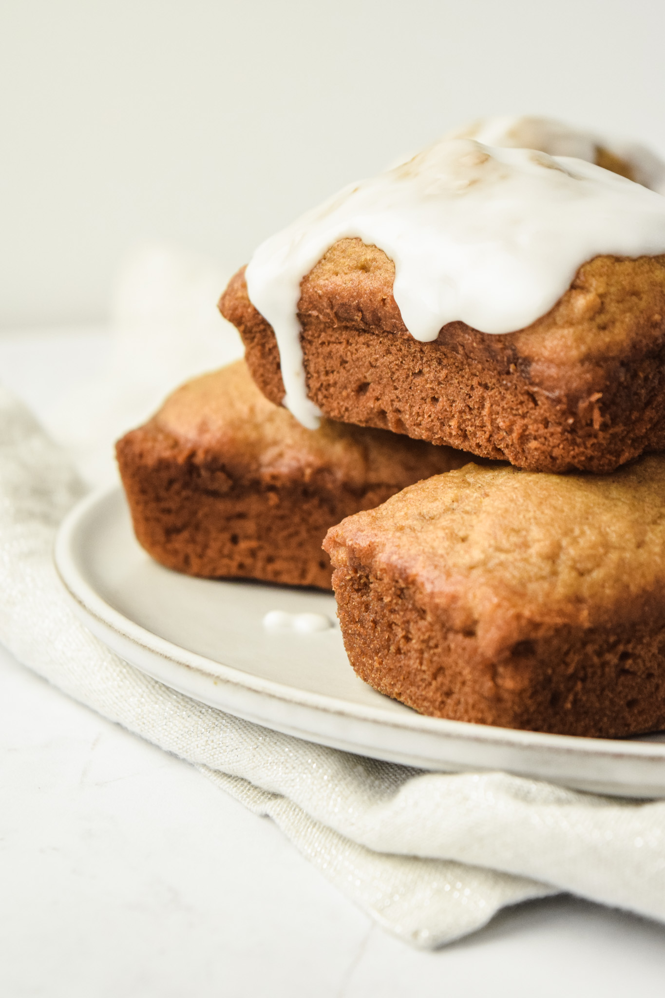 Gluten Free Mini Cinnamon Roll Pound Cakes