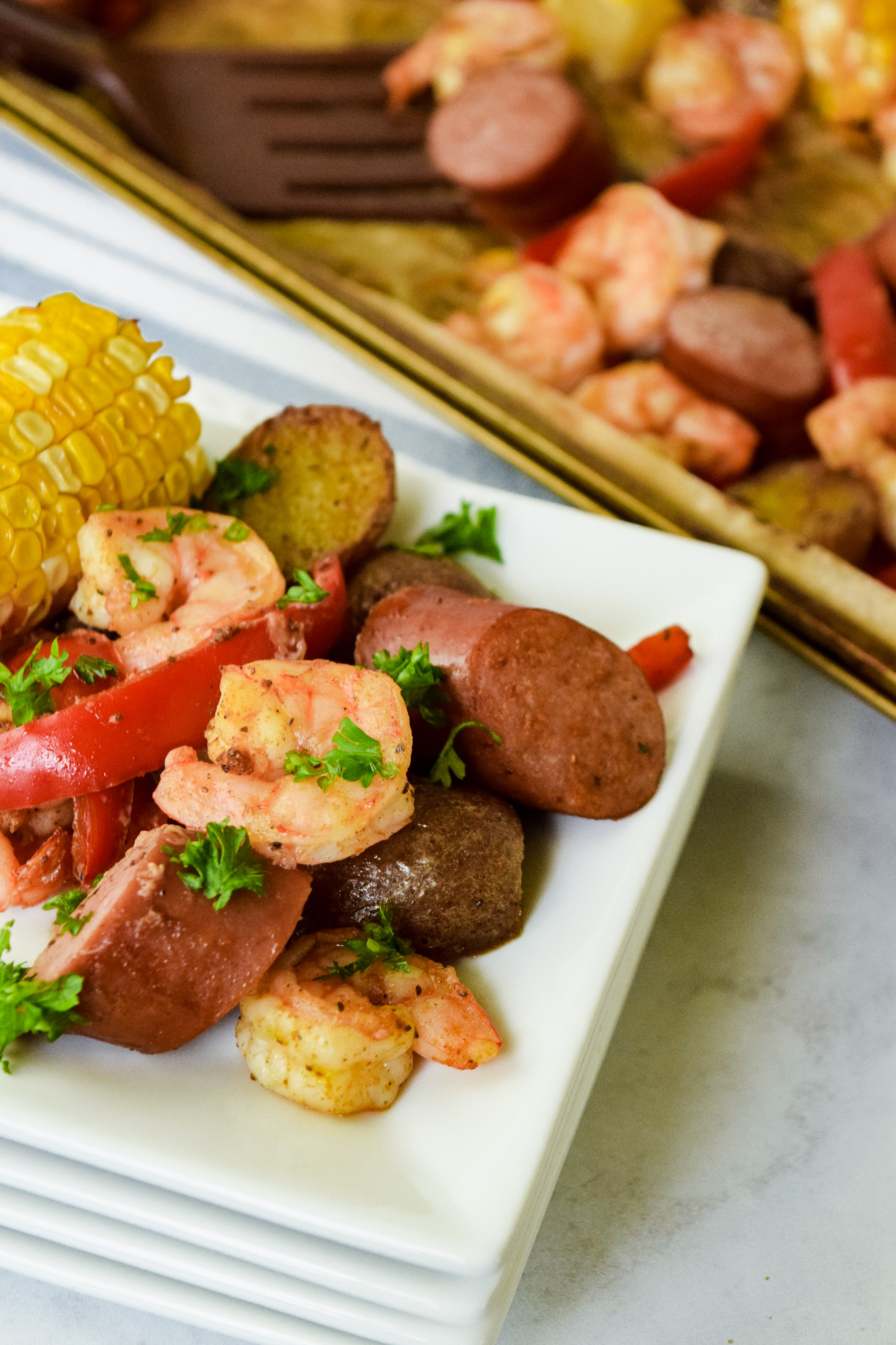 Sheet Pan Shrimp Boil