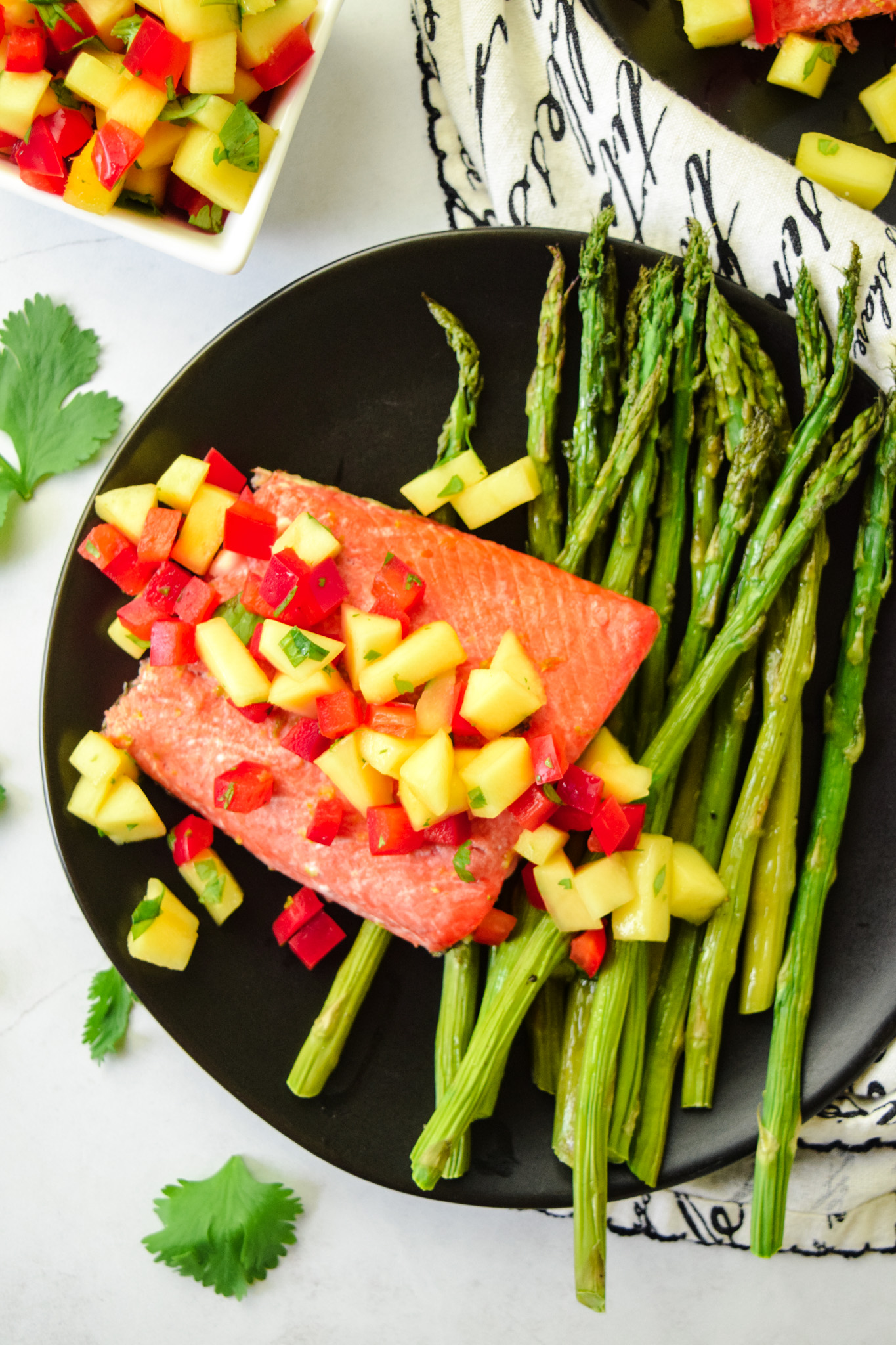 Salmon with Mango Salsa