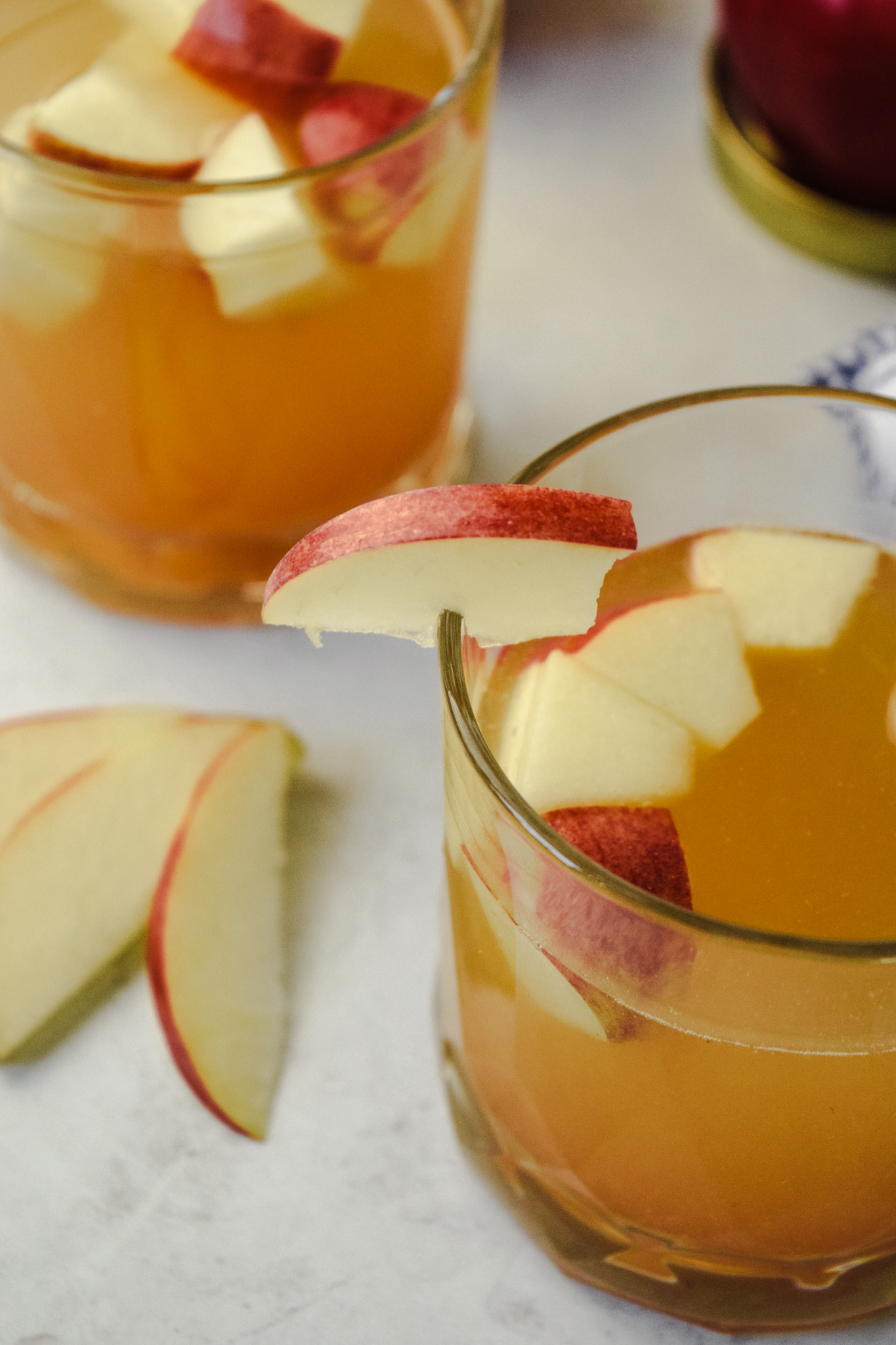 Apple Cider Sangria with Peanut Butter