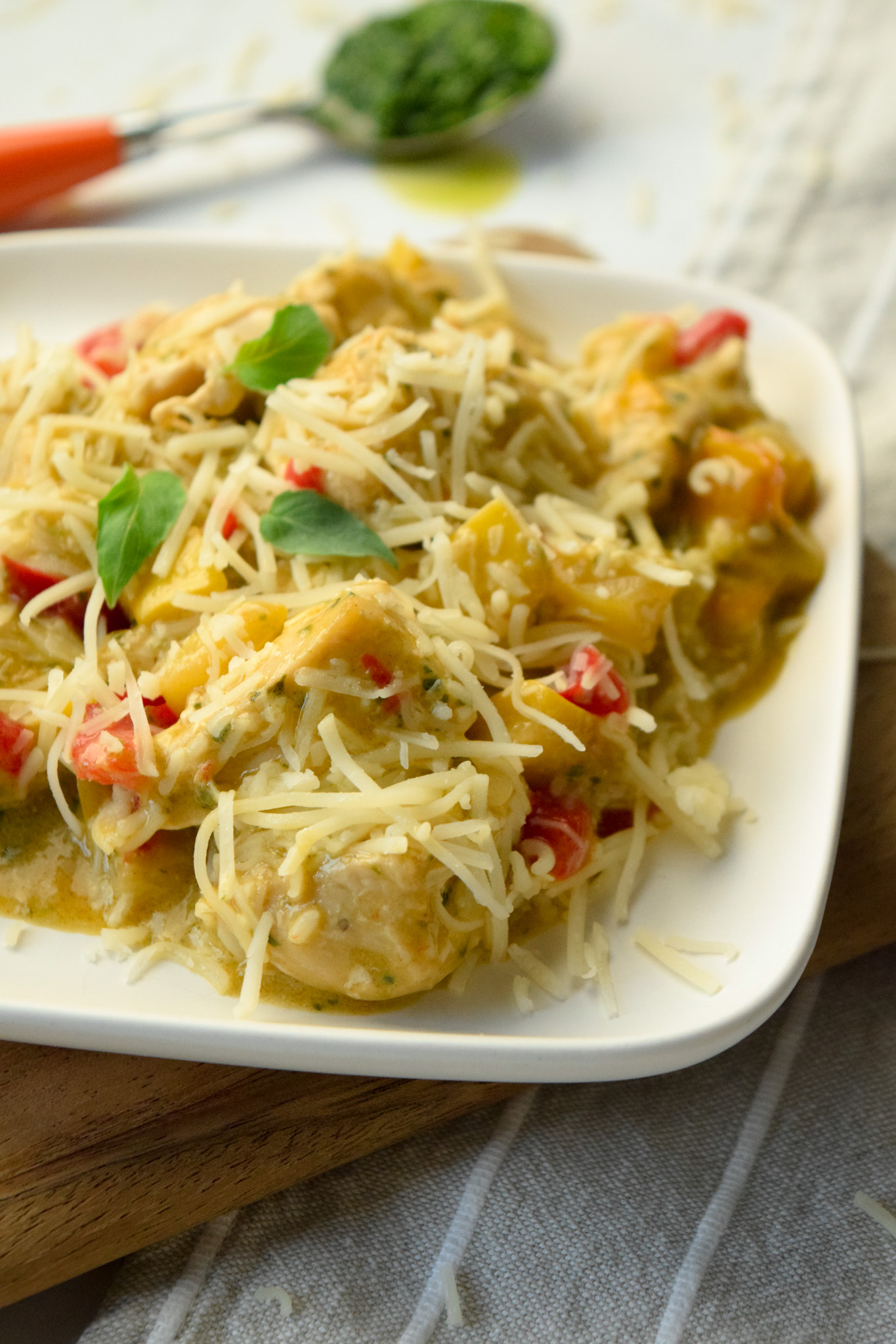 Pesto Chicken Skillet