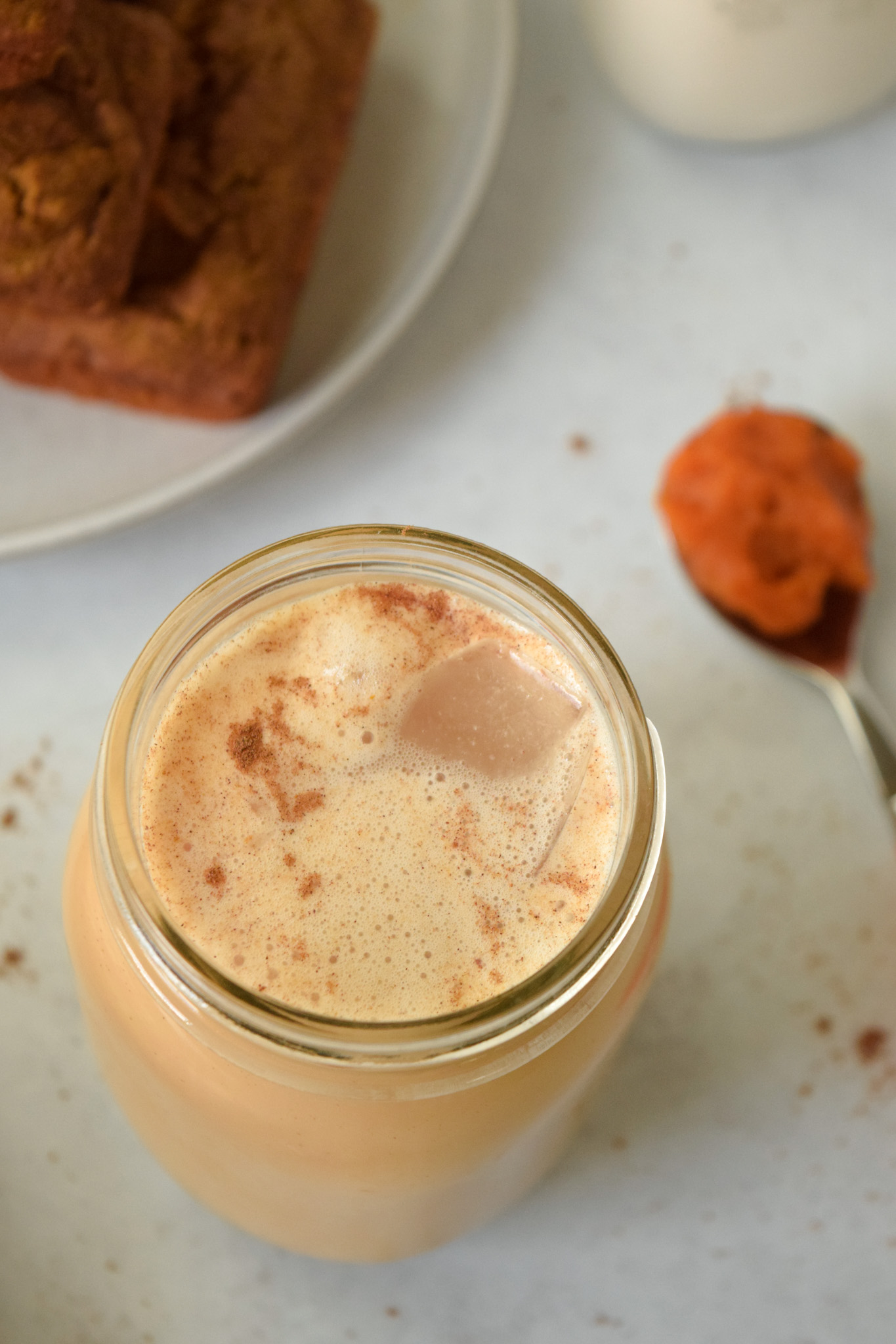 Homemade Iced Pumpkin Spice Latte