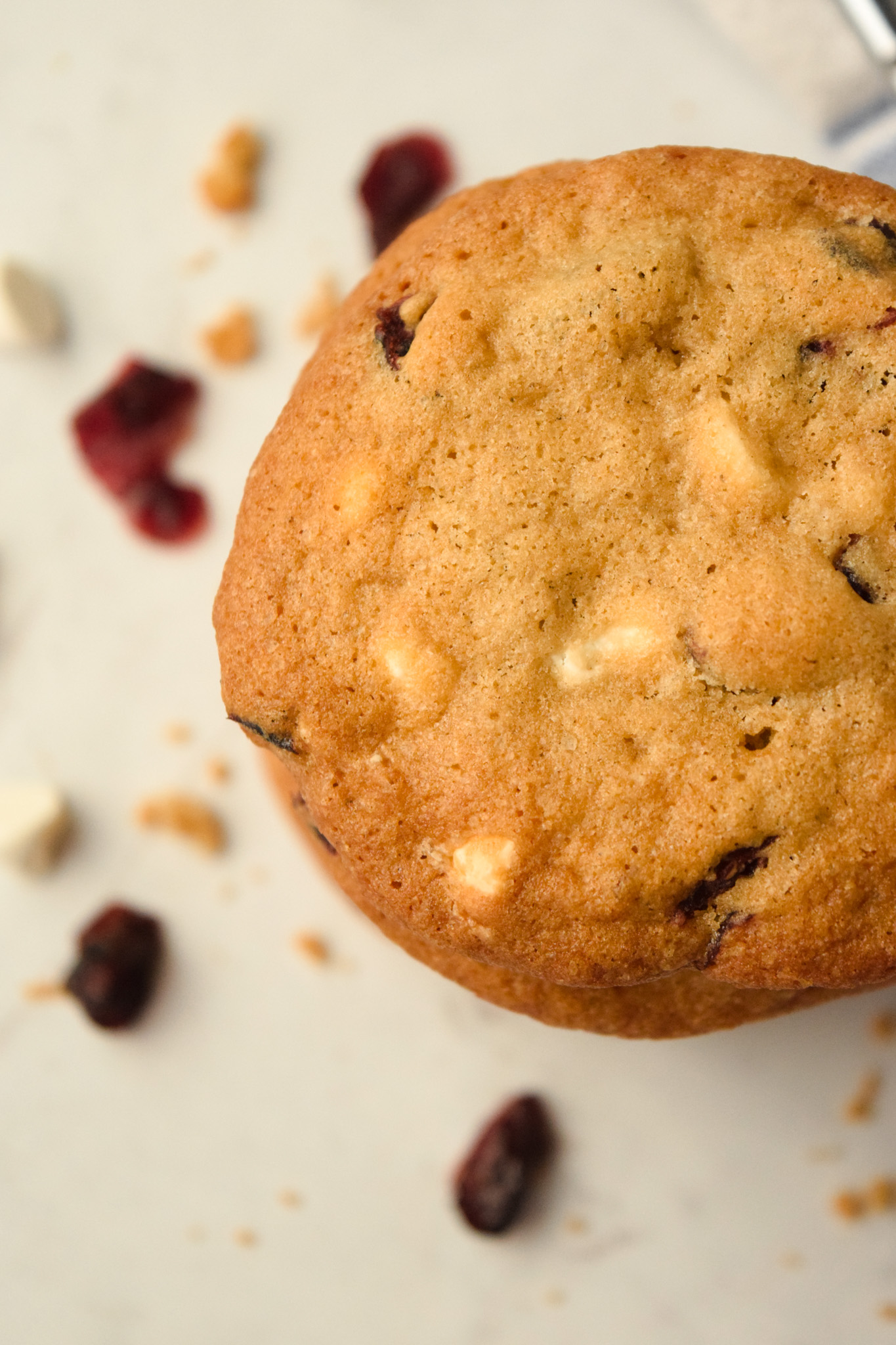 Gluten Free White Chocolate Cranberry Cookies