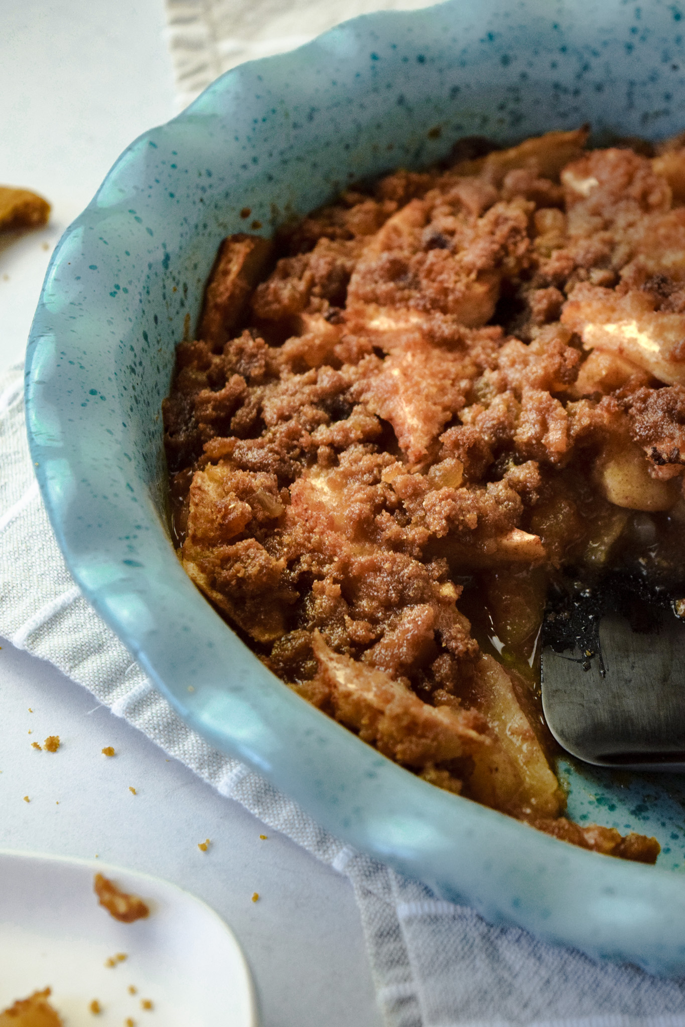Gluten Free Ginger Snap Apple Crisp