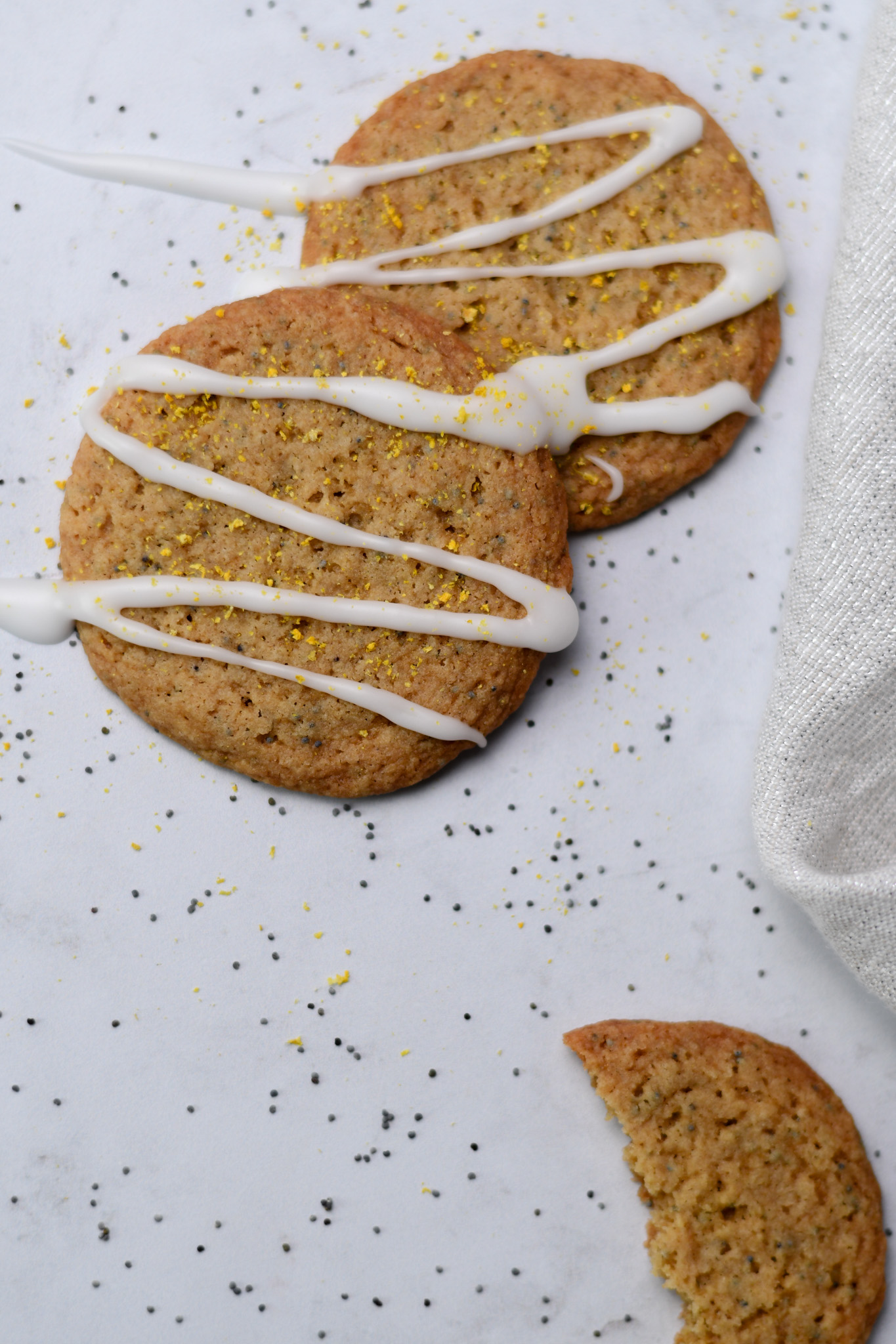 Gluten Free Lemon Poppy Seed Cookies