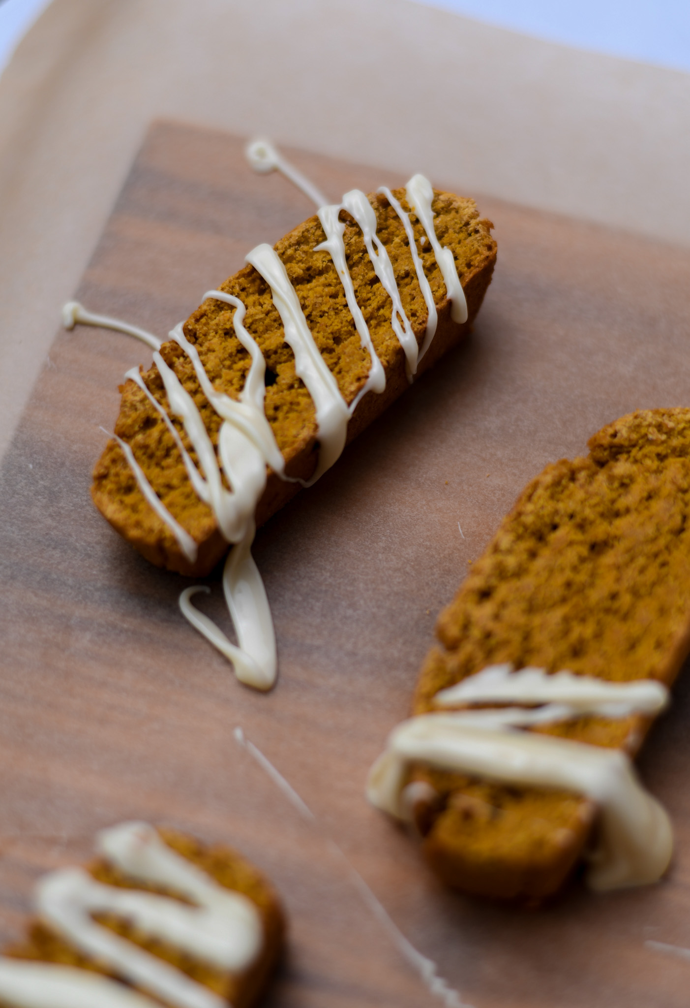 Gluten Free Pumpkin Spice Biscotti