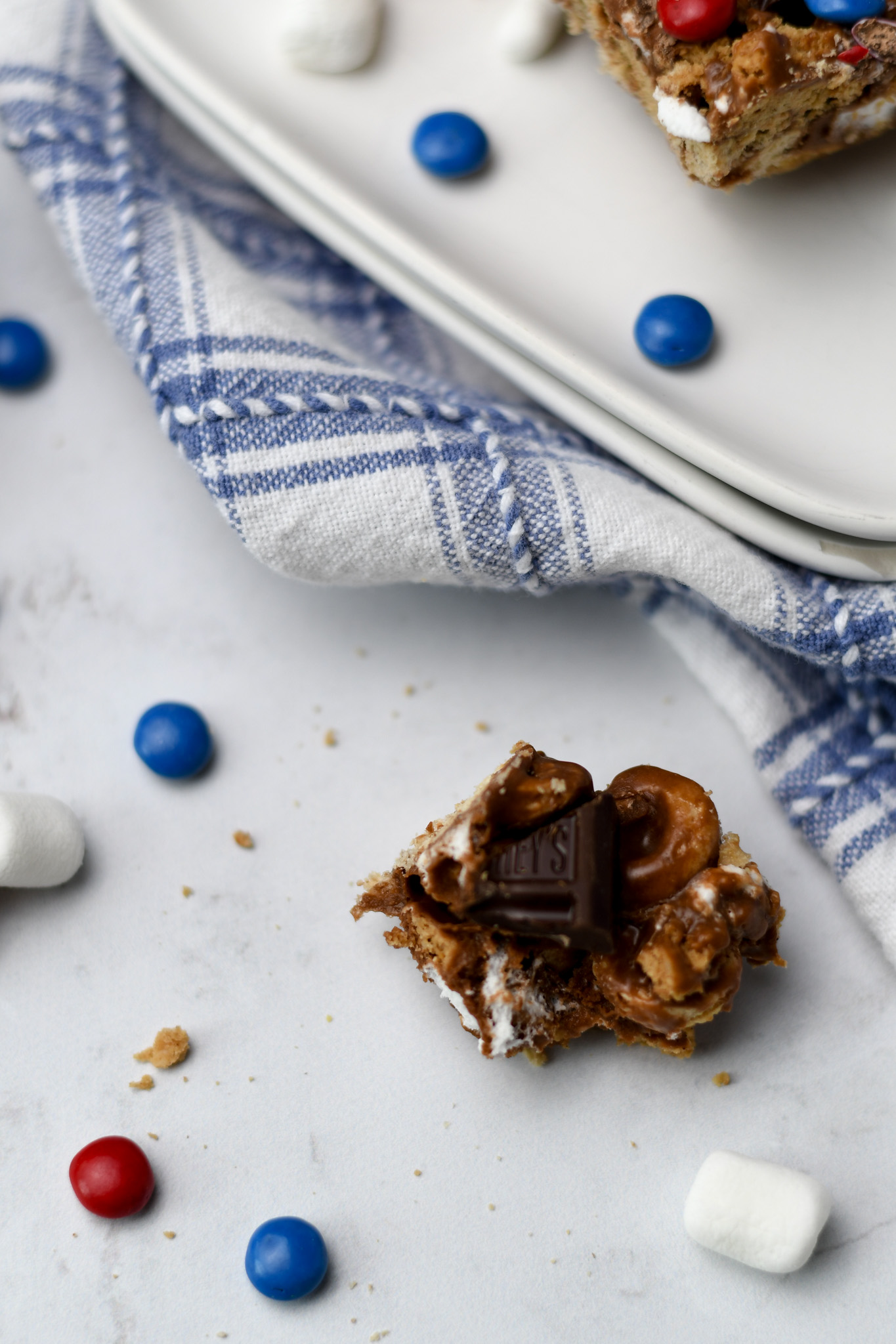 Chewy Gluten Free S'mores Cereal Bar
