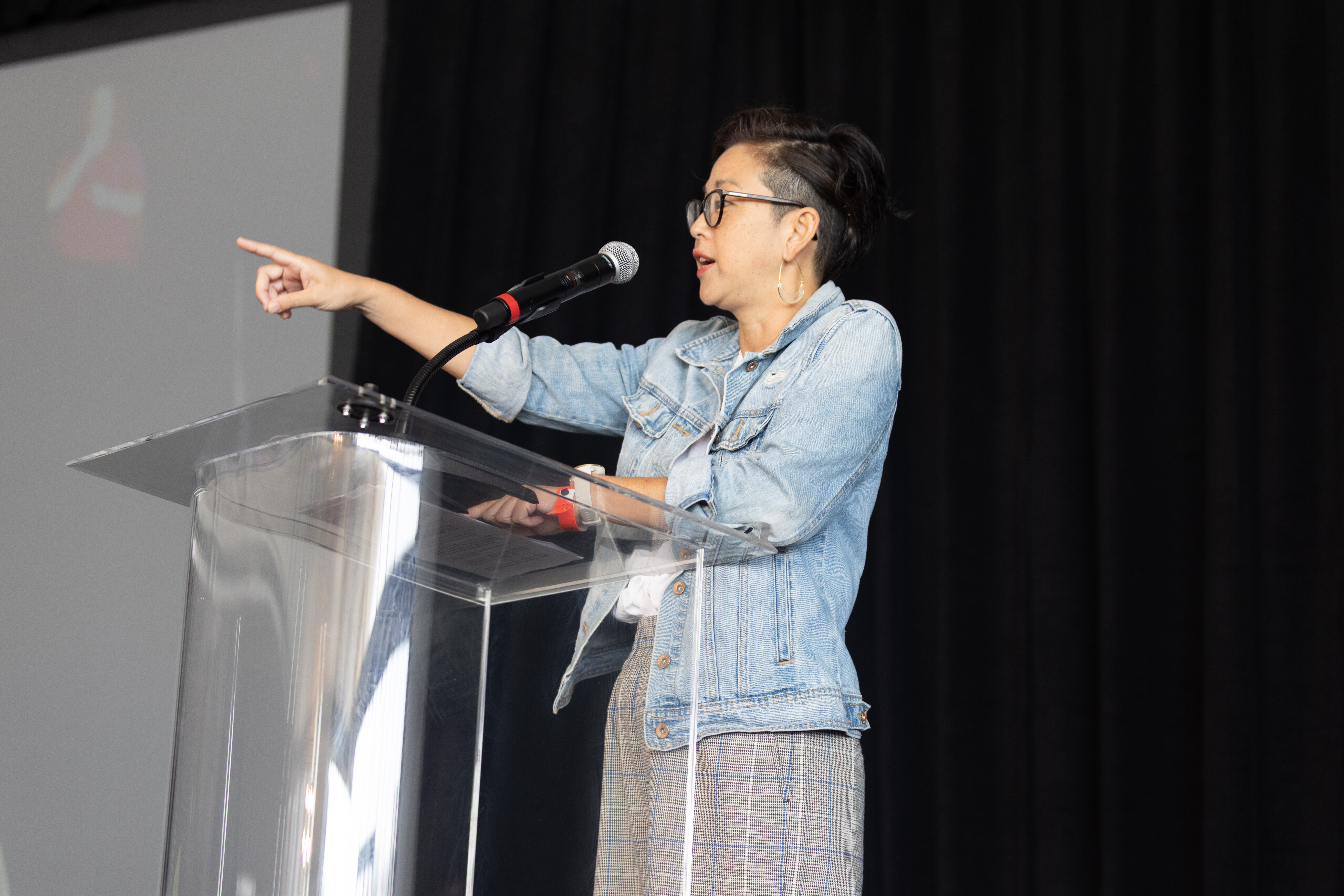 Jung Hee Choi (Power California/ReFrame Advisory Committee Member) during Ignite talks at NPS ‘22