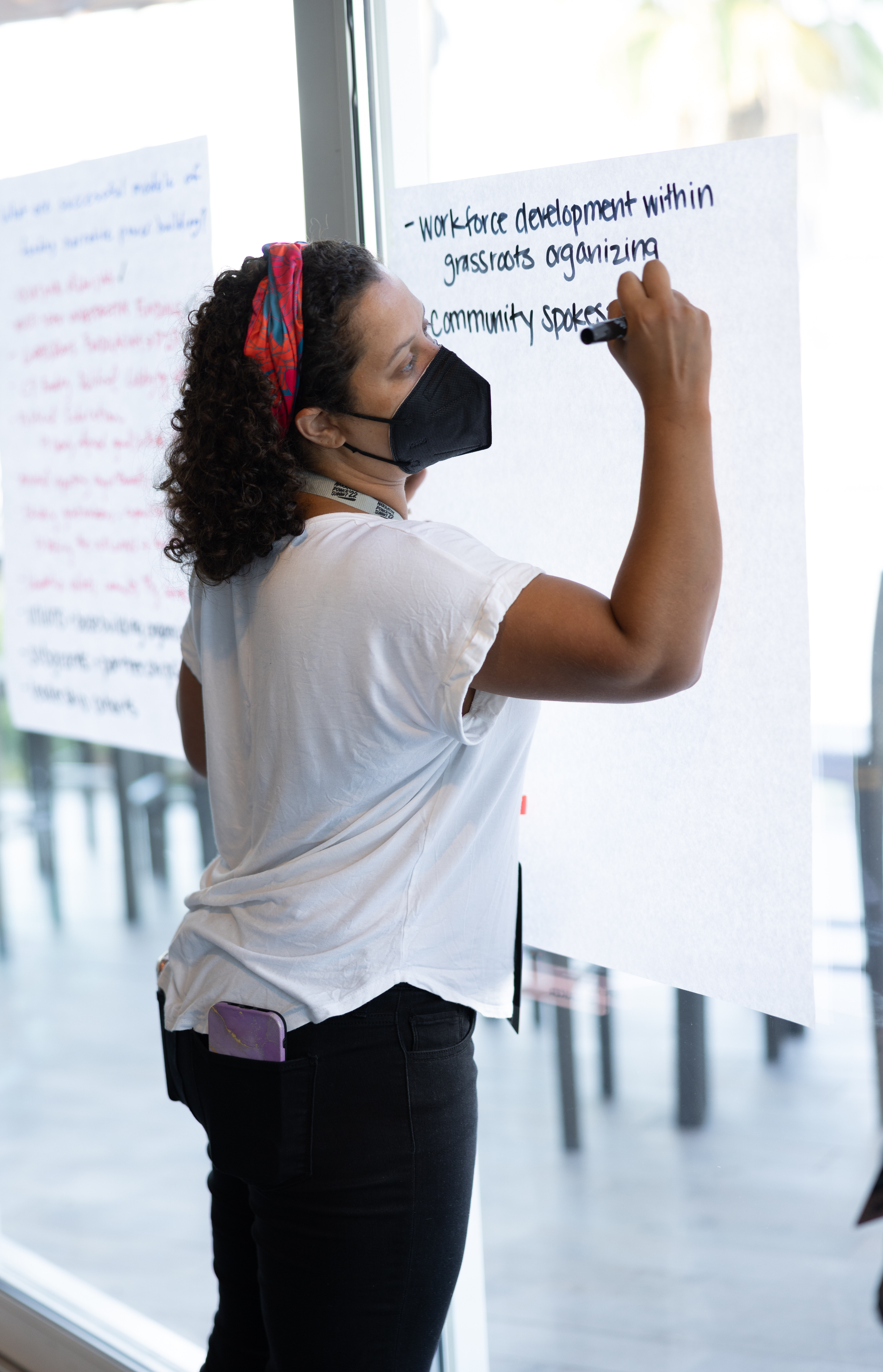 Participant in the Resourcing Narrative Power Building: A Participatory Conversation workshop at NPS ‘22