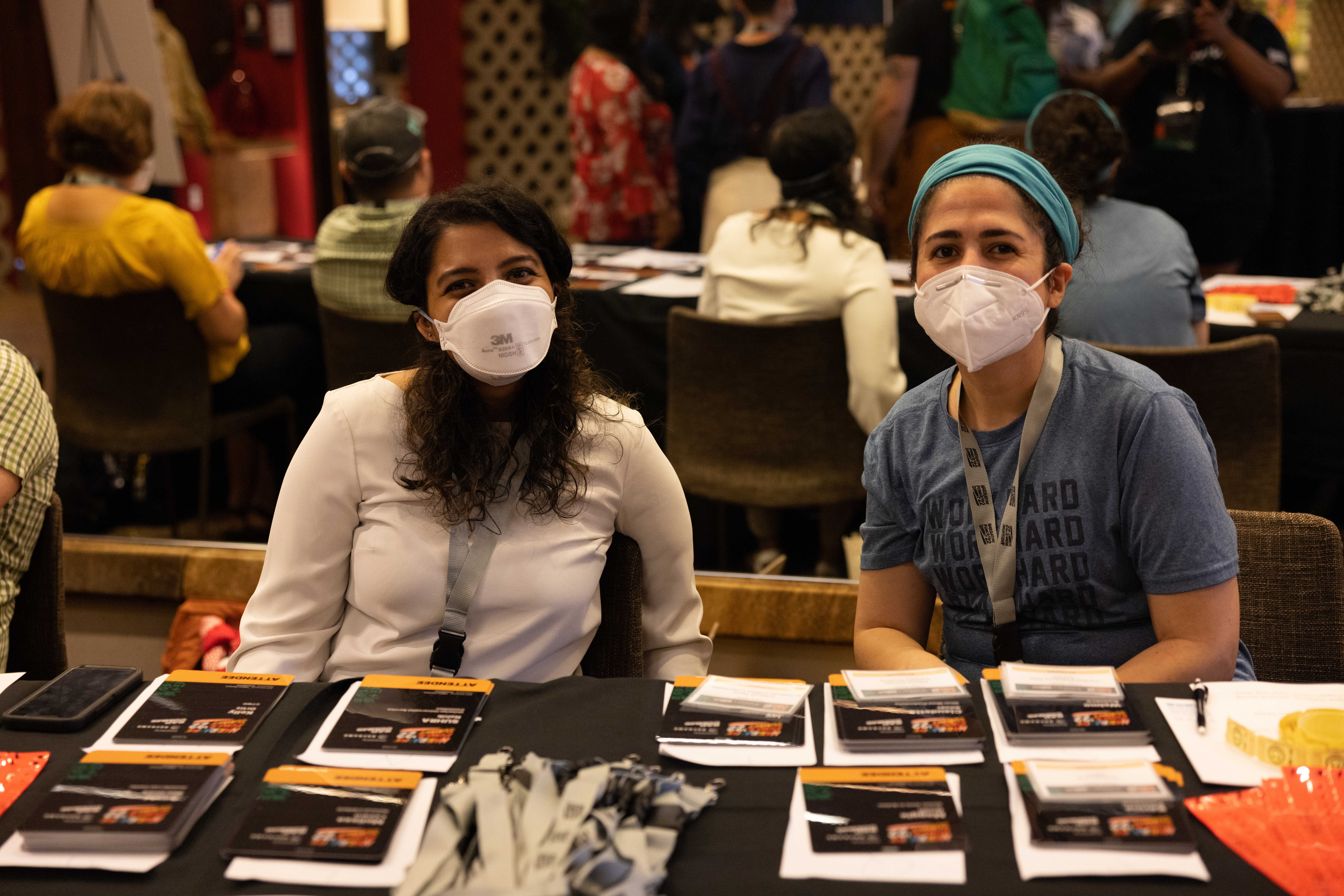 Volunteers at NPS ‘22 registration table
