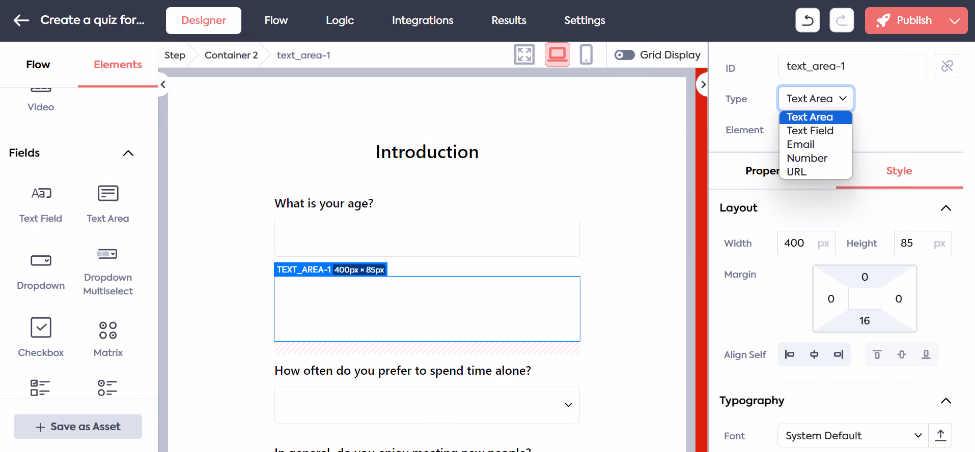 Feathery form text input fields