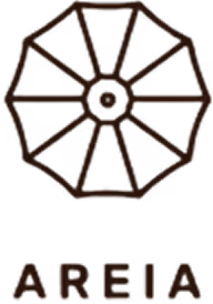 Logo der AREIA-Gruppe als schwarz-weißes Flachbild