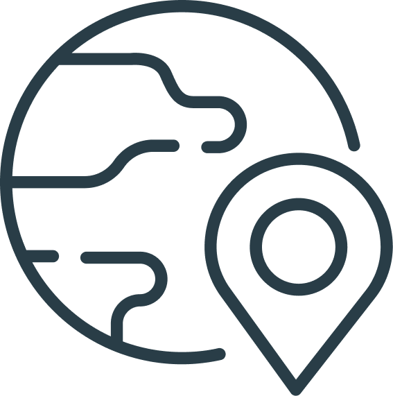 A simple line art icon of a financial graph with a dollar sign.