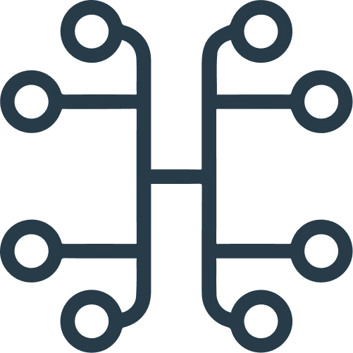 A simple line art icon of a financial graph with a dollar sign.