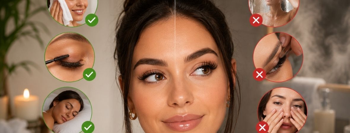 What You Really Can and Can't Do After a Fresh Lash Set