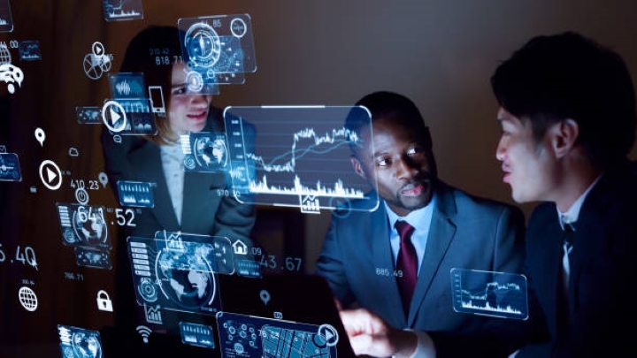 Certified Information Security Managers engage in a lively discussion, sharing insights and expertise in information security management