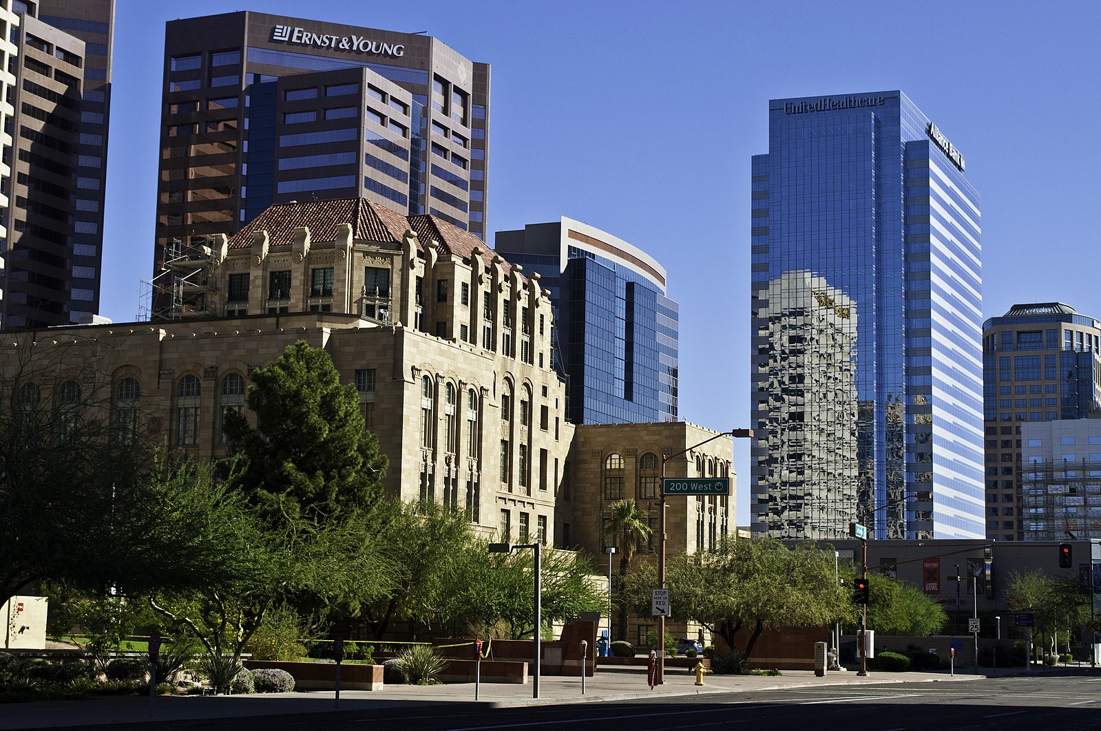 Phoenix, Arizona city street