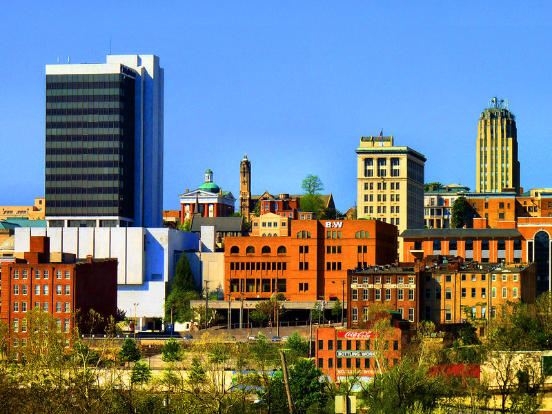 Lynchburg, Virginia skyline